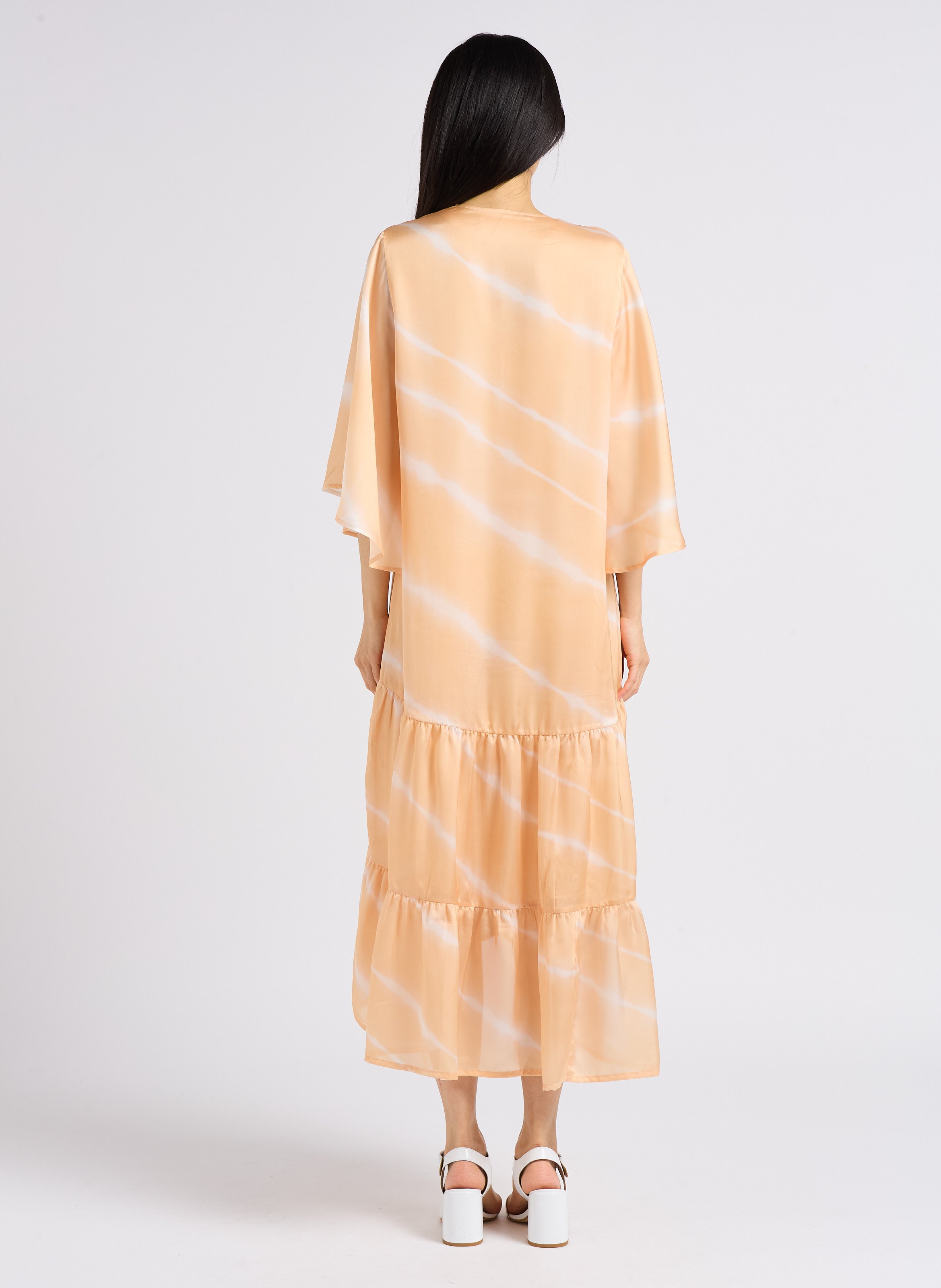 Robe midi décolleté imprimée  SUNDRESS Multicolore