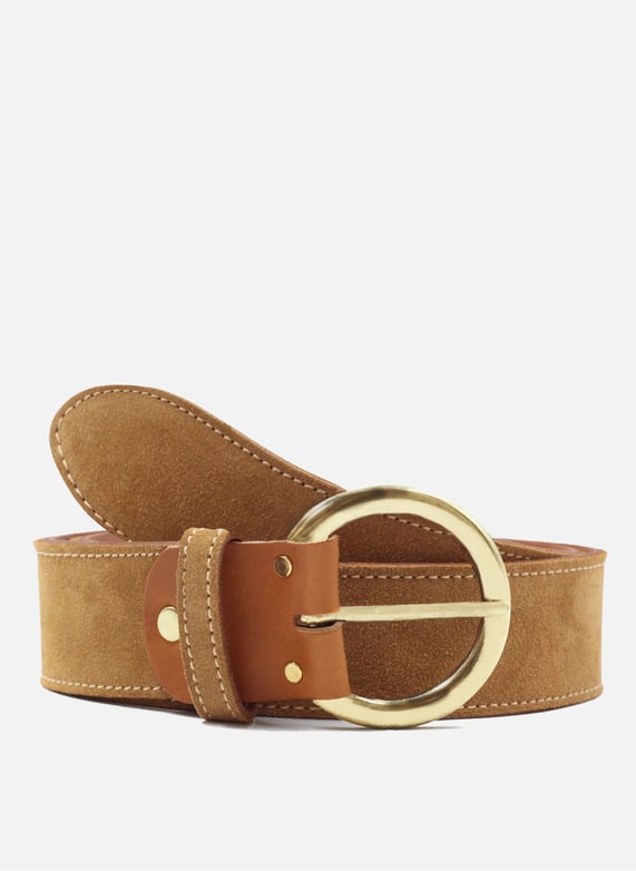 Ceinture daim marron femme hot sale