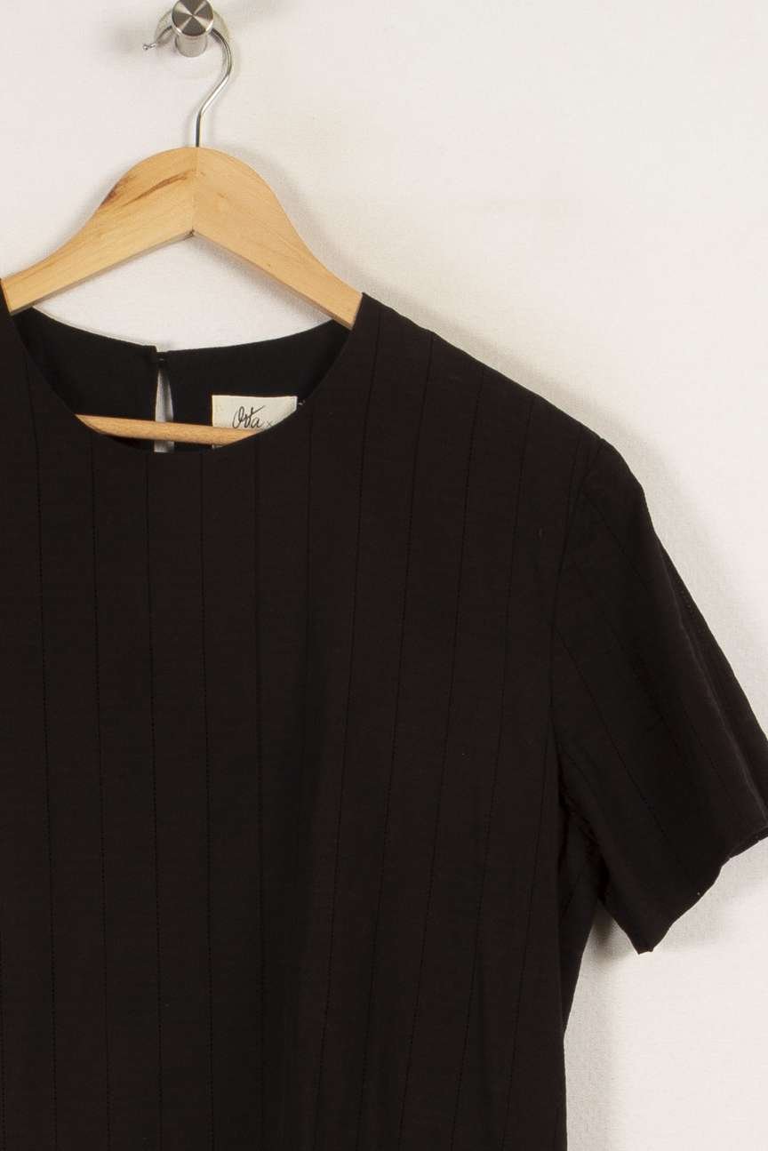 Cotton dress ORTA - Seconde main Black