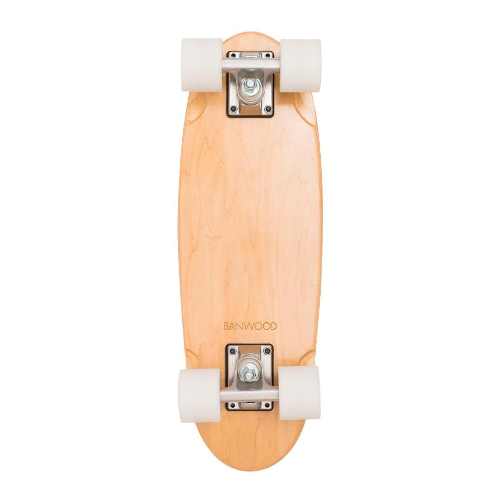 Canadian maple cream skateboard for balance skating 3+ years Banwood Red