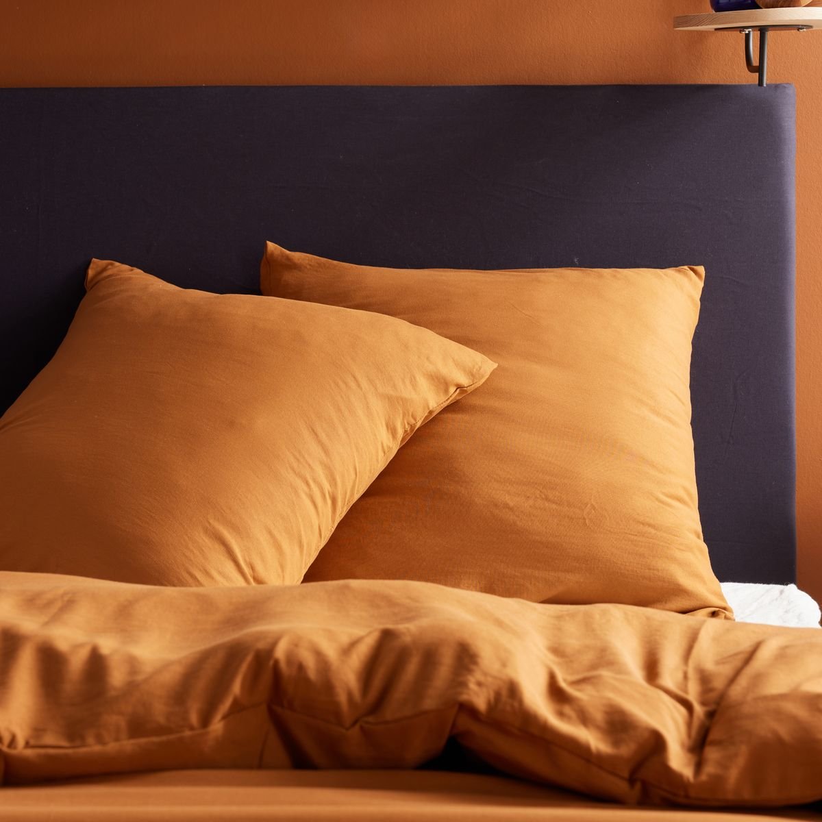 Cotton bedding set TODAY LINGE DE MAISON Brown