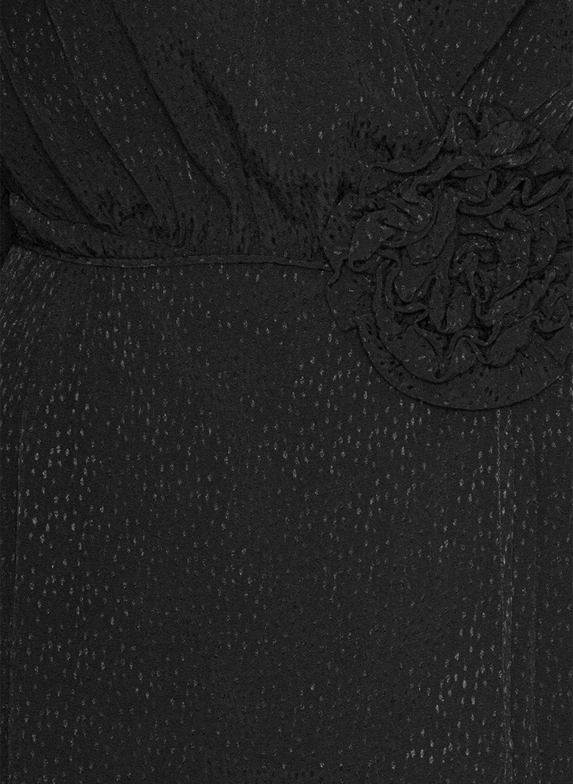 Cotton dress ROTATE Black