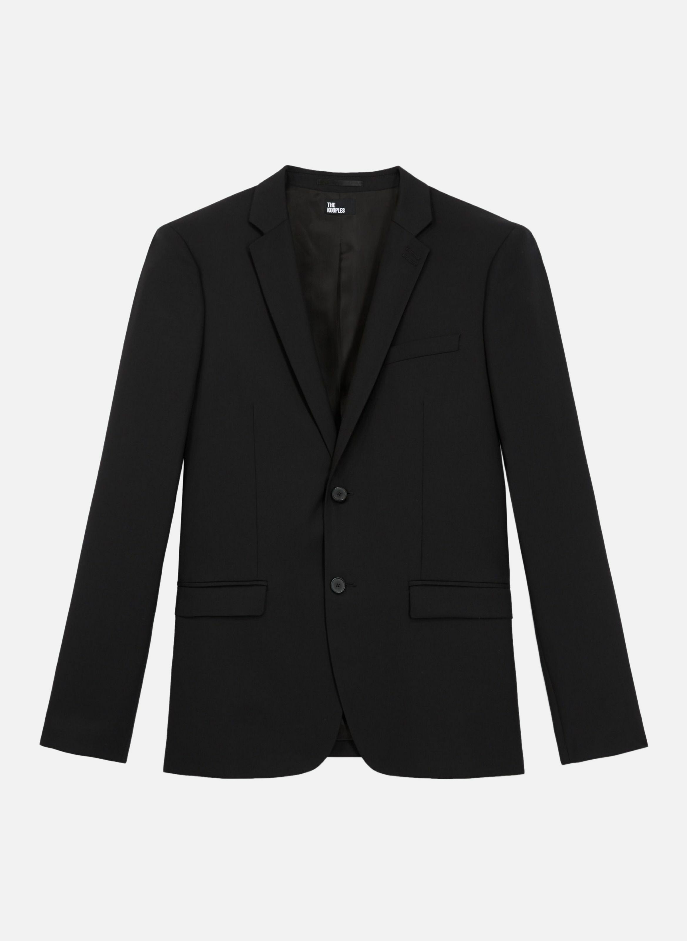 Tailored wool suit jacket with a slim fit THE KOOPLES Black