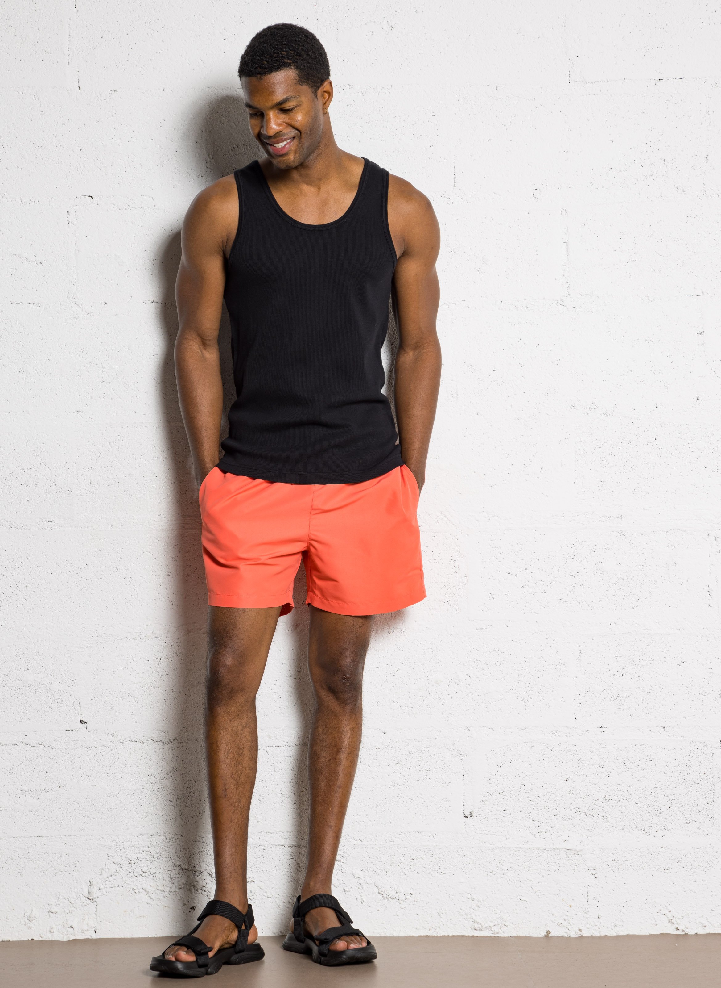 Rundhals-Tanktop aus Bio-Baumwolle COLORFUL STANDARD Schwarz