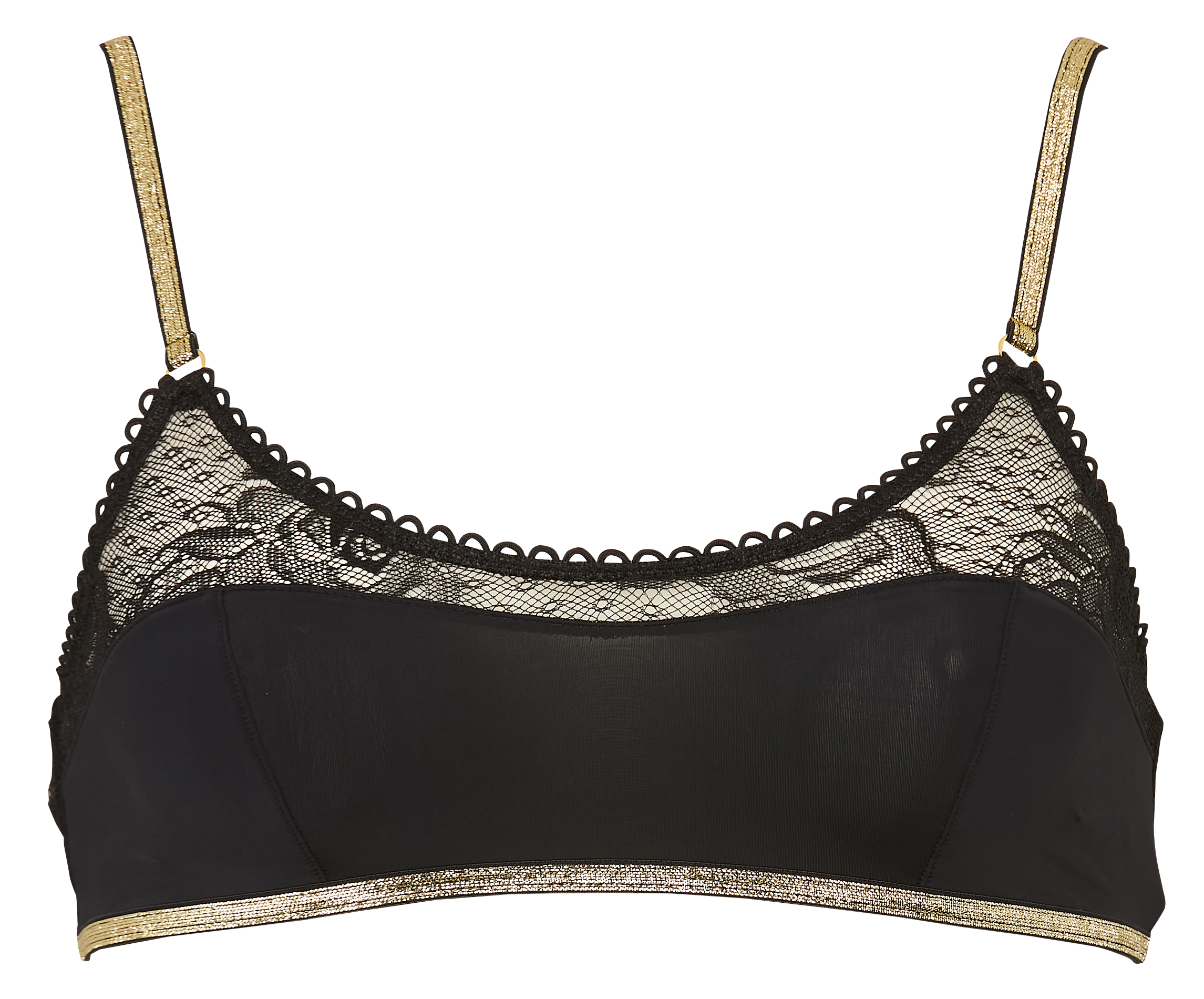 Brassière en dentelle  LA NOUVELLE Noir