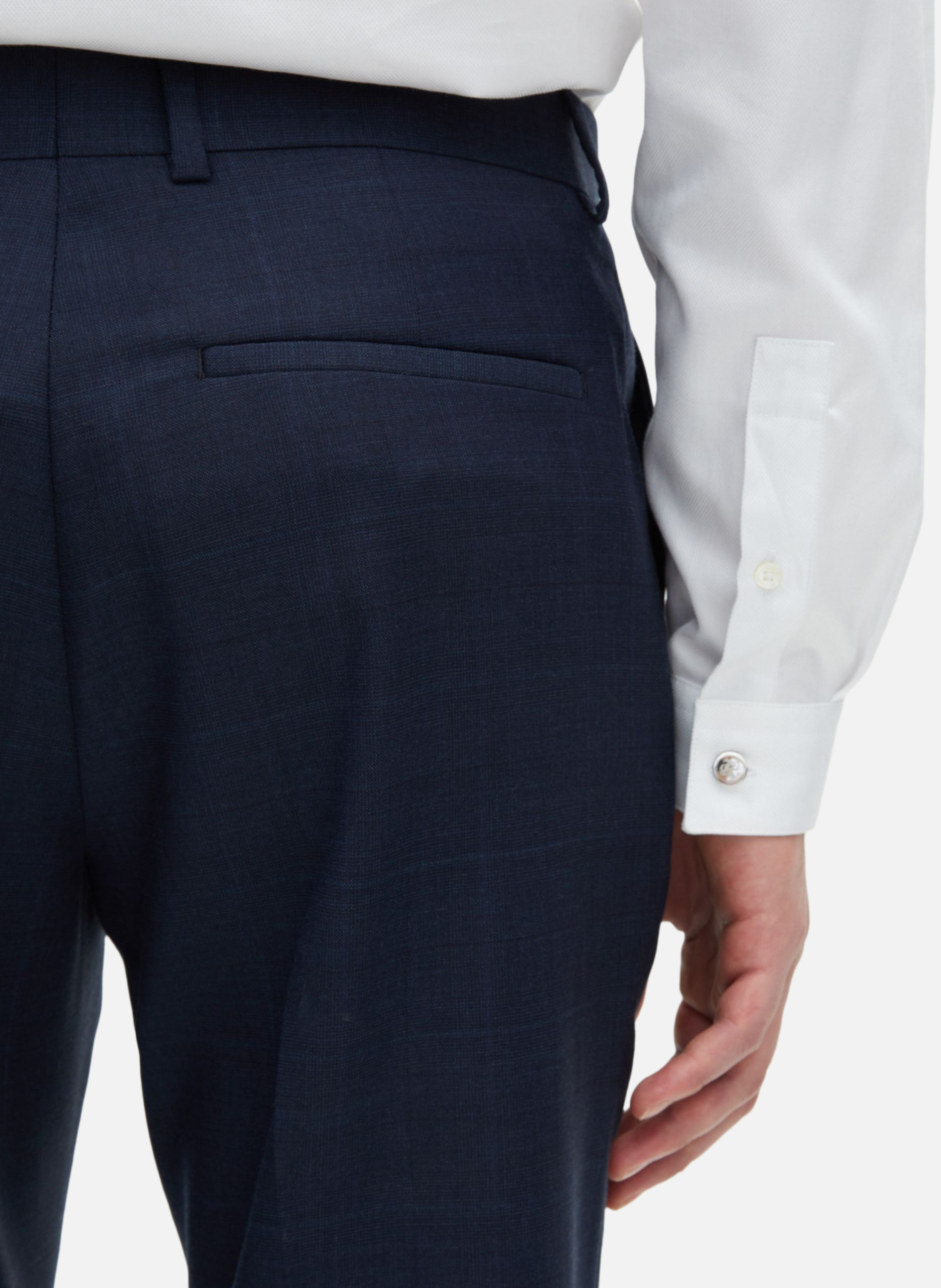 Fitted suit trousers THE KOOPLES Blue