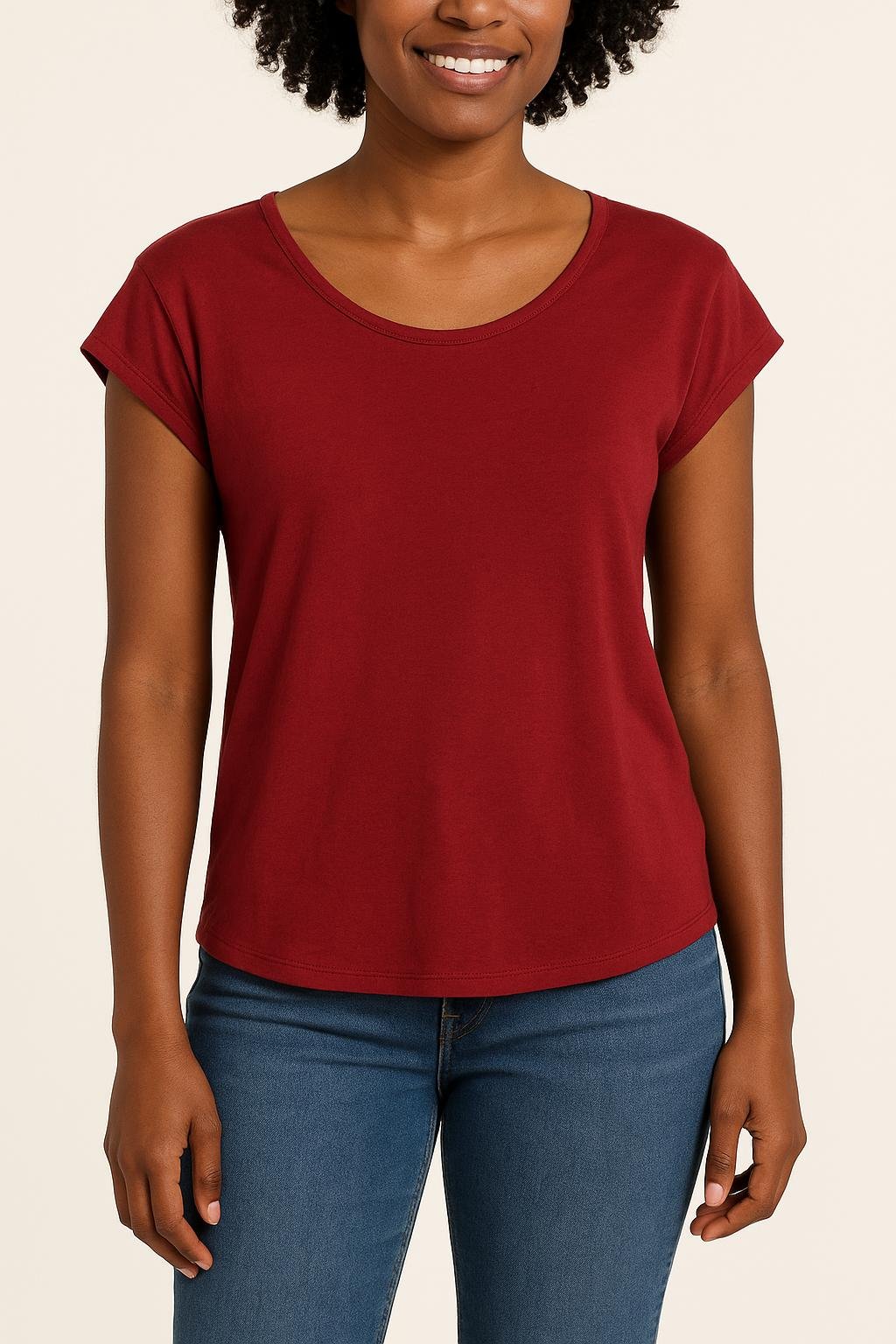 Tommy Badge T-shirt COMPTOIR DES COTONNIERS - Seconde main Red