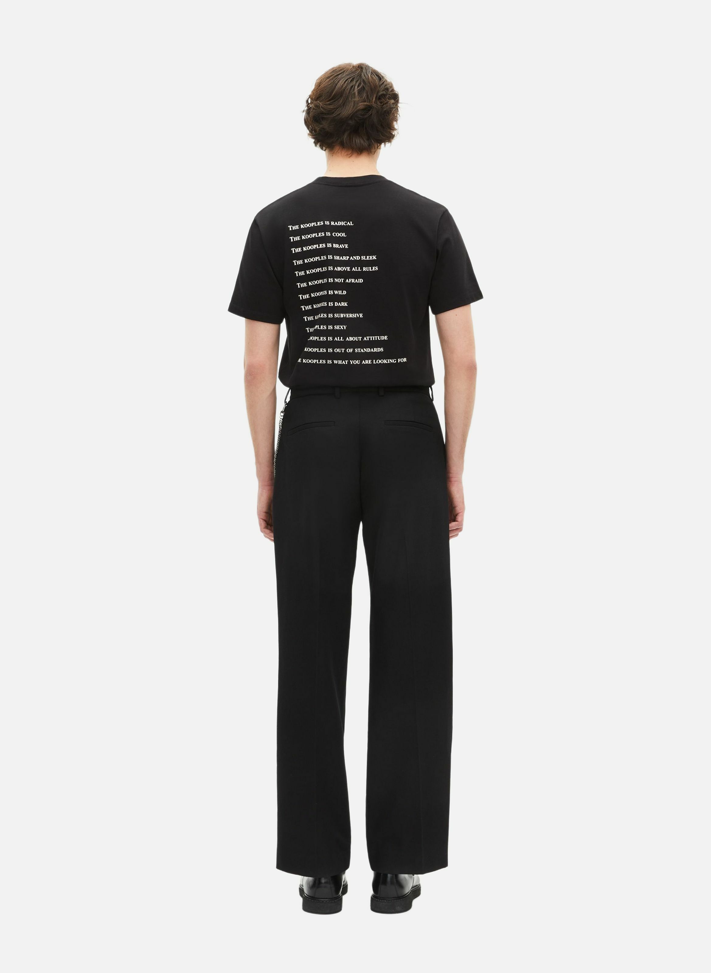 Wide trousers THE KOOPLES Black