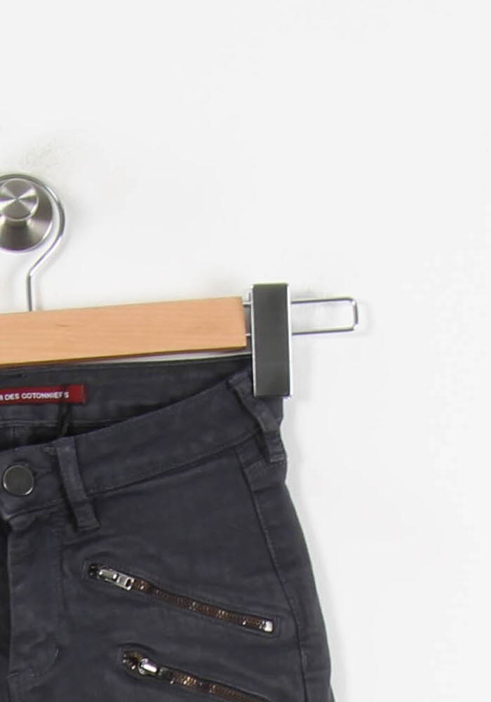 Cropped slim jeans with studs COMPTOIR DES COTONNIERS - Seconde main Grey