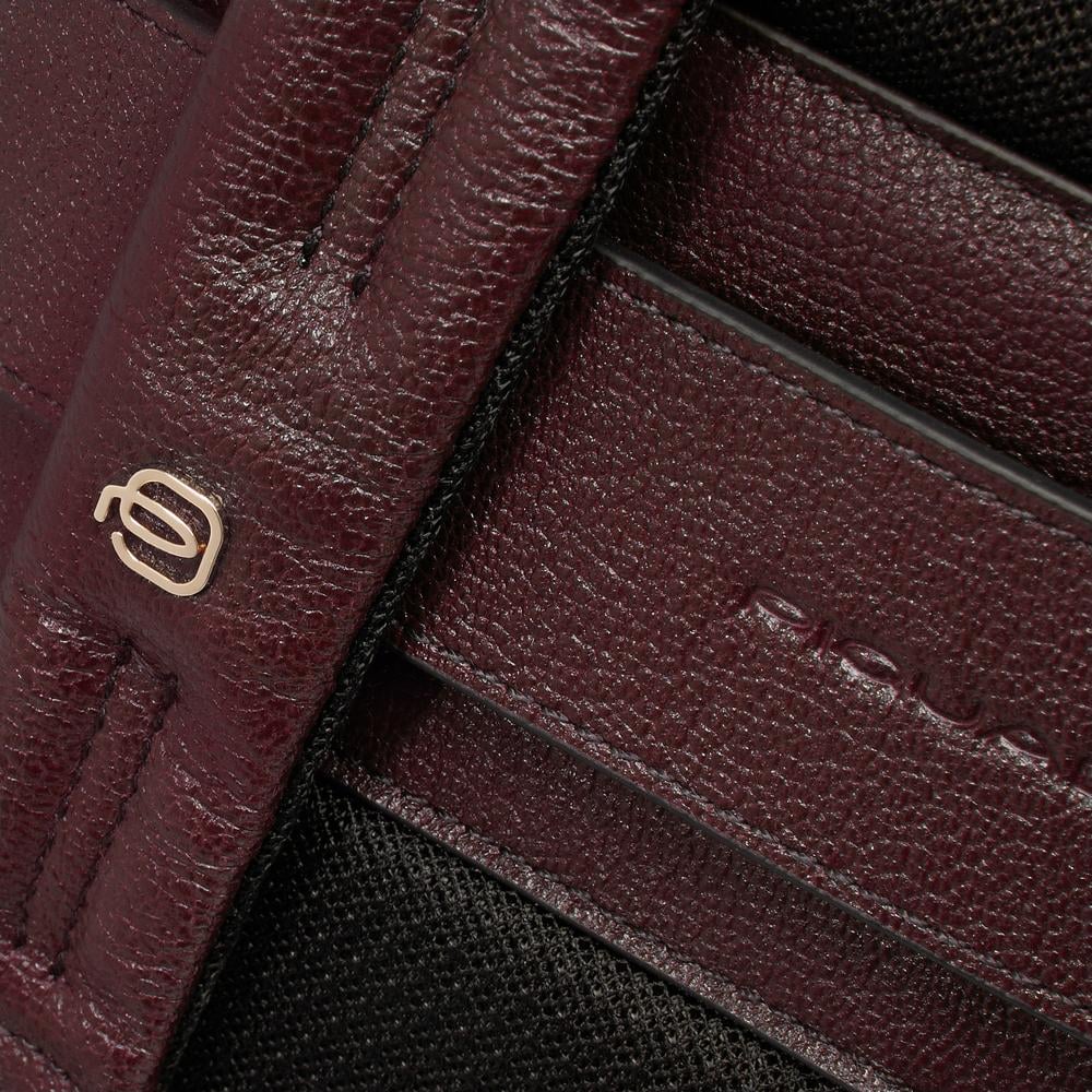 Women's backpack for iPad® with RFID protection PIQUADRO Red