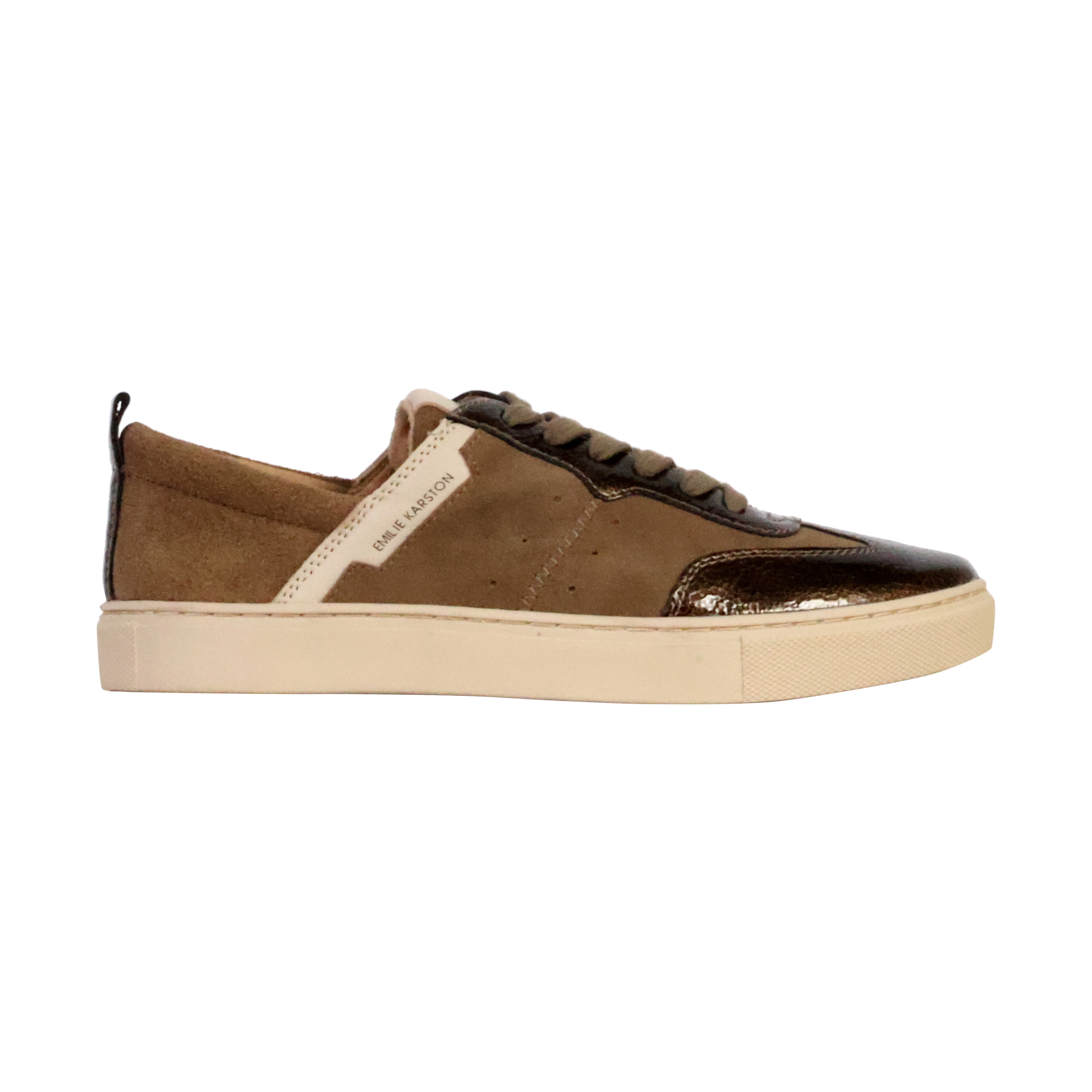 Low leather sneakers tais EMILIE KARSTON Brown