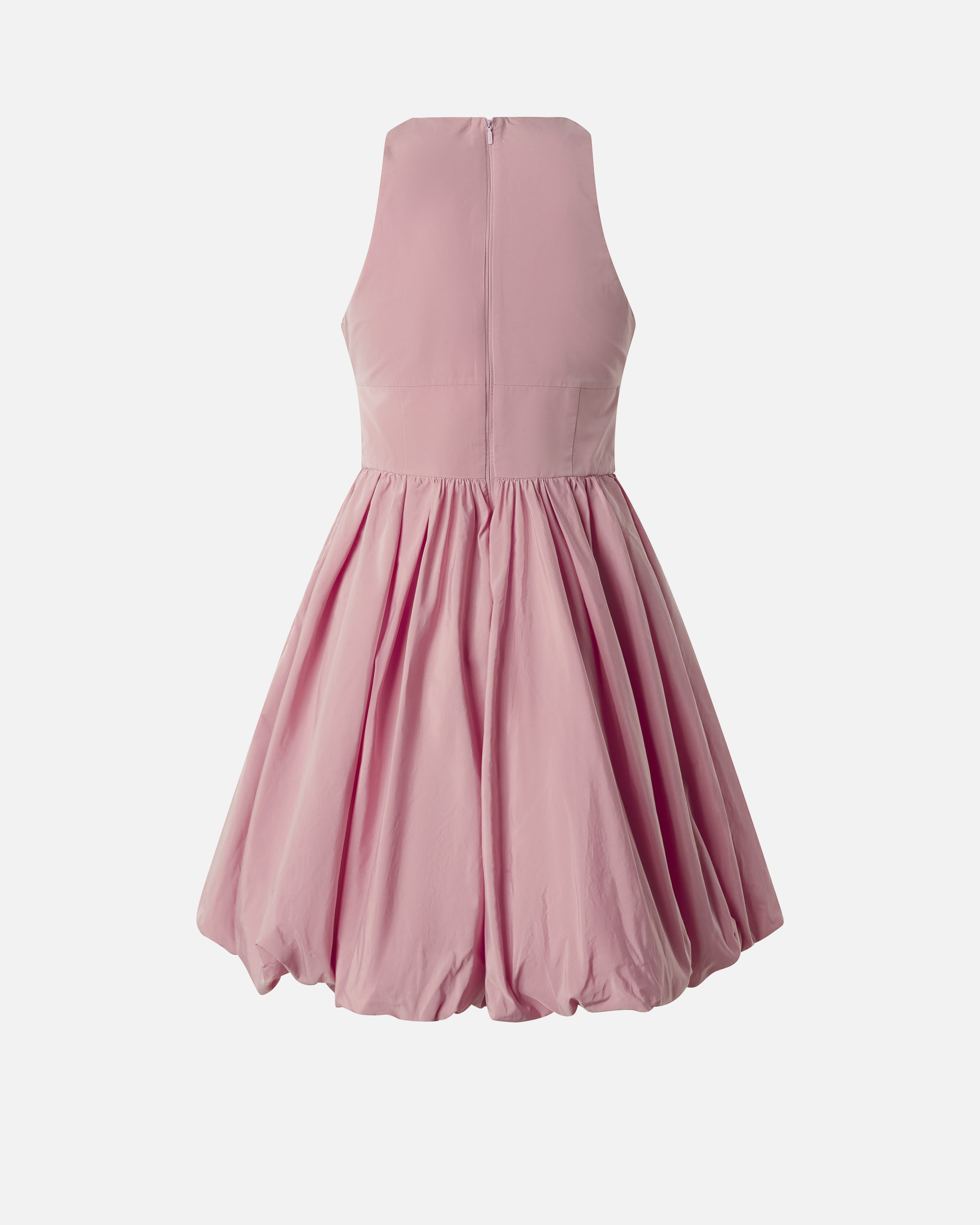 Dress with balloon skirt Pink
