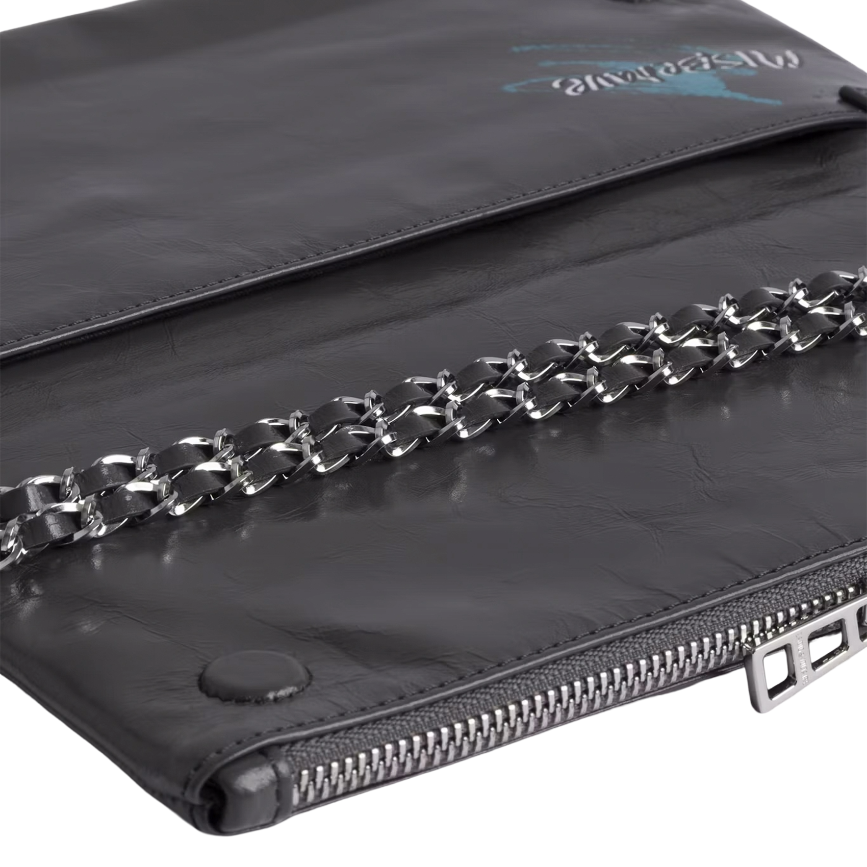 Dori leather shoulder bag ZADIG&VOLTAIRE Grey