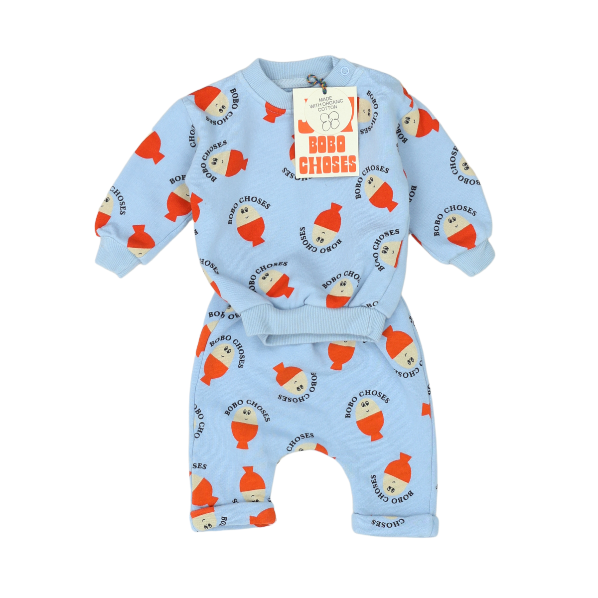 Blue baby outfit - 3 months BOBO CHOSES - Seconde Main Blue