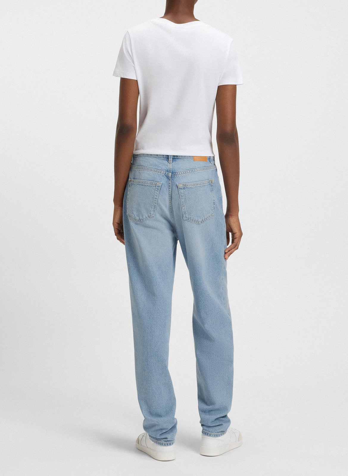 Jean slim en coton mélangé BOSS Bleu