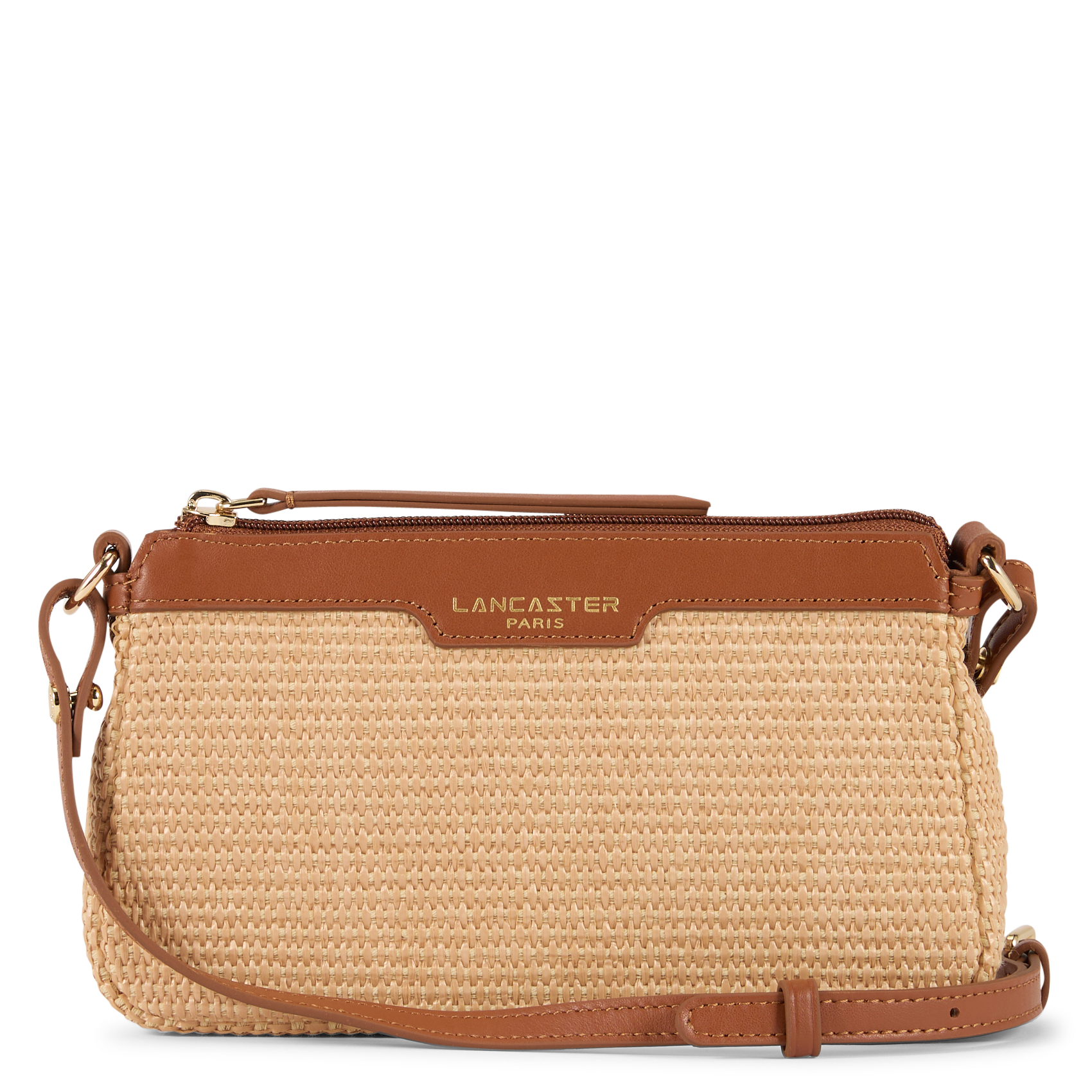 Sac à main en cuir LANCASTER PARIS Marron