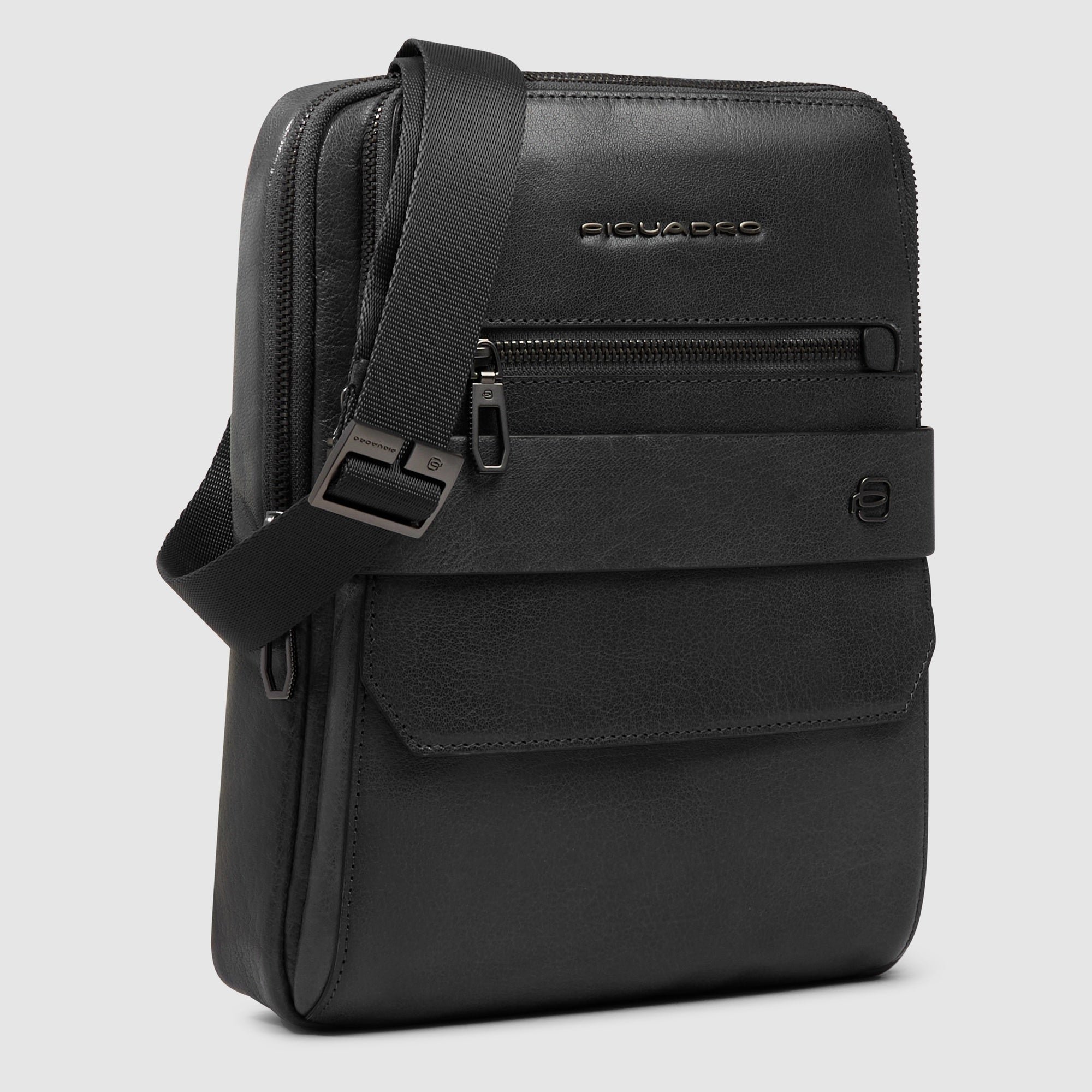 Men's shoulder bag for iPad® PIQUADRO Black