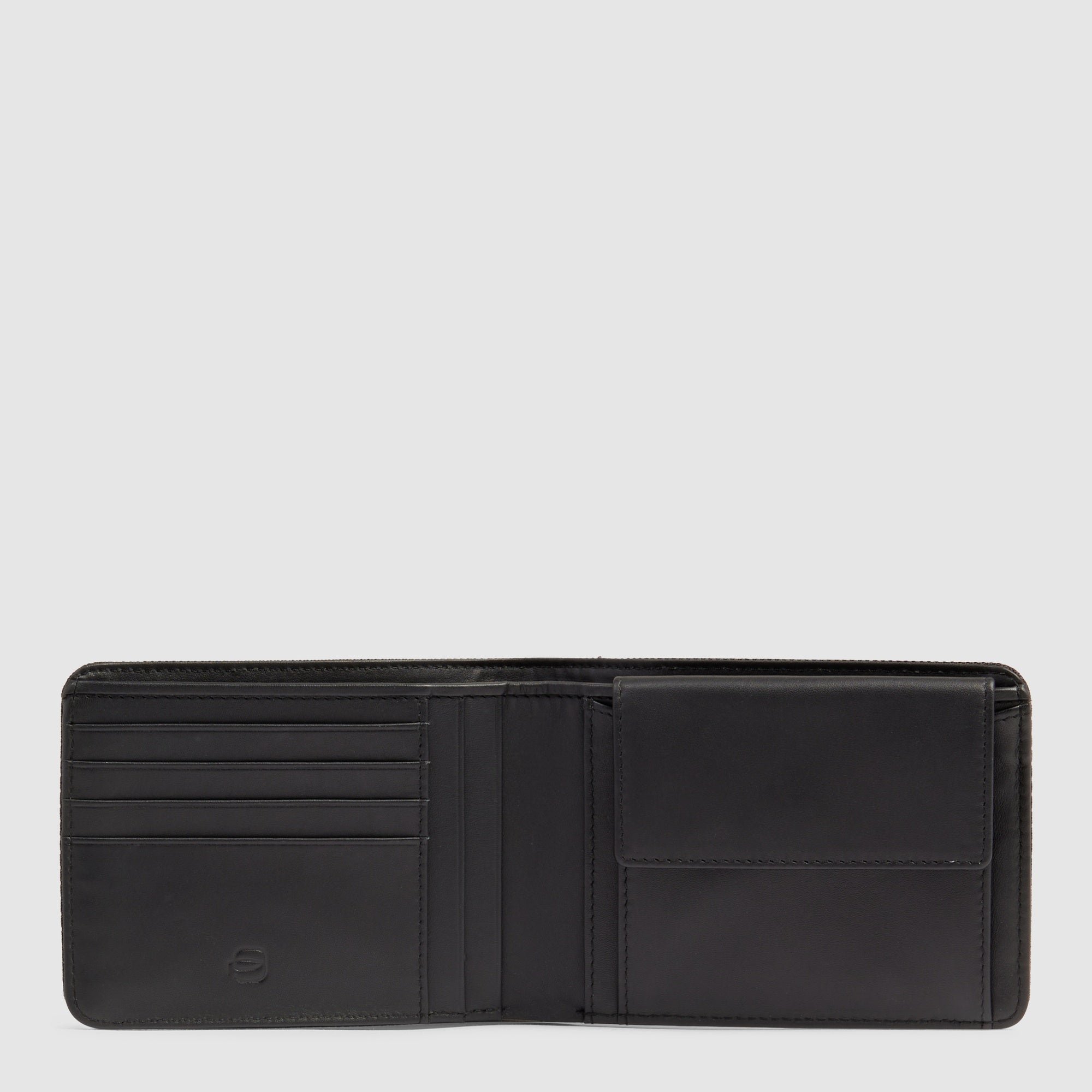 Babylon leather wallet PIQUADRO Black