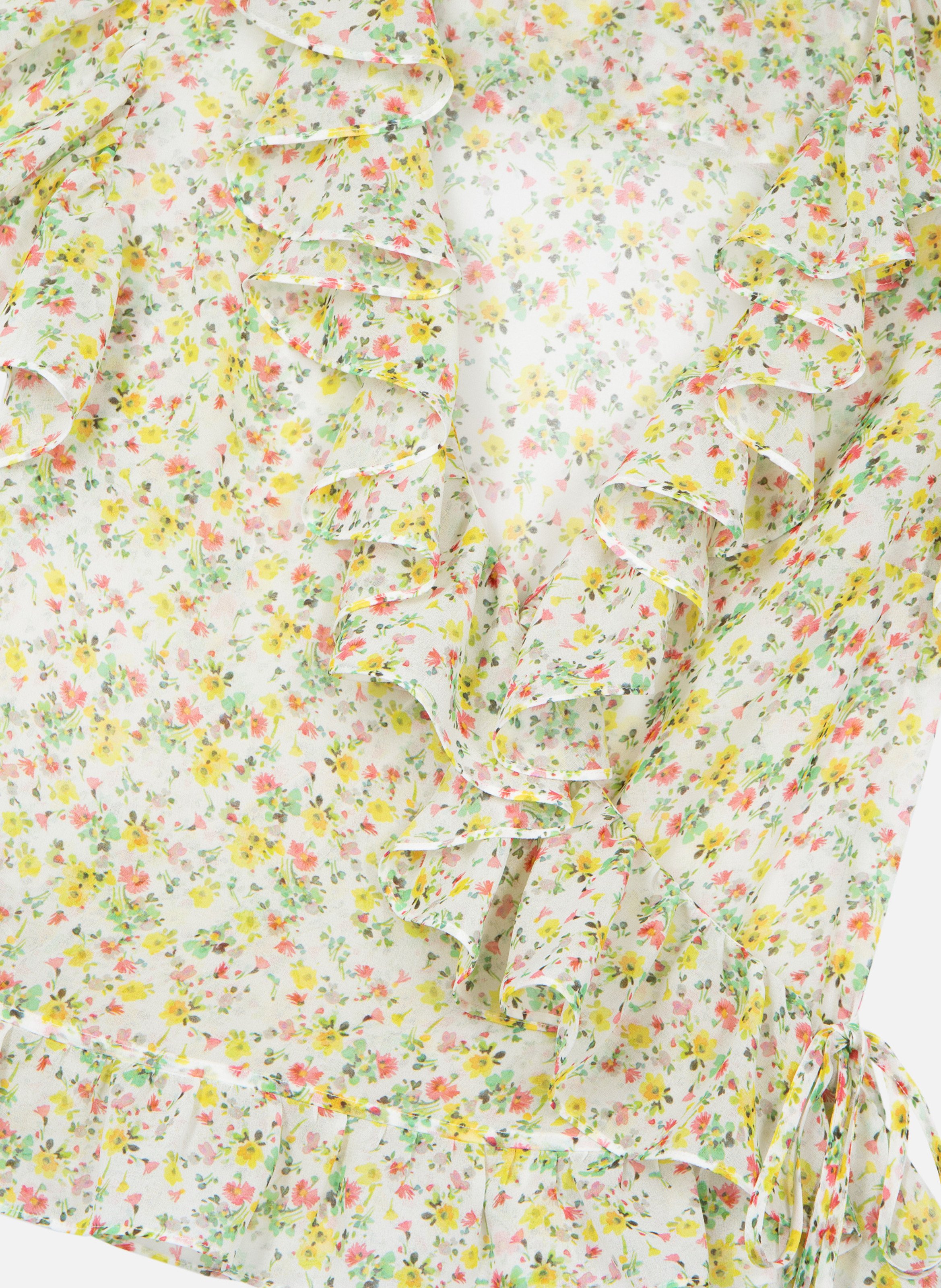 Floral printed ruffled top THE KOOPLES White