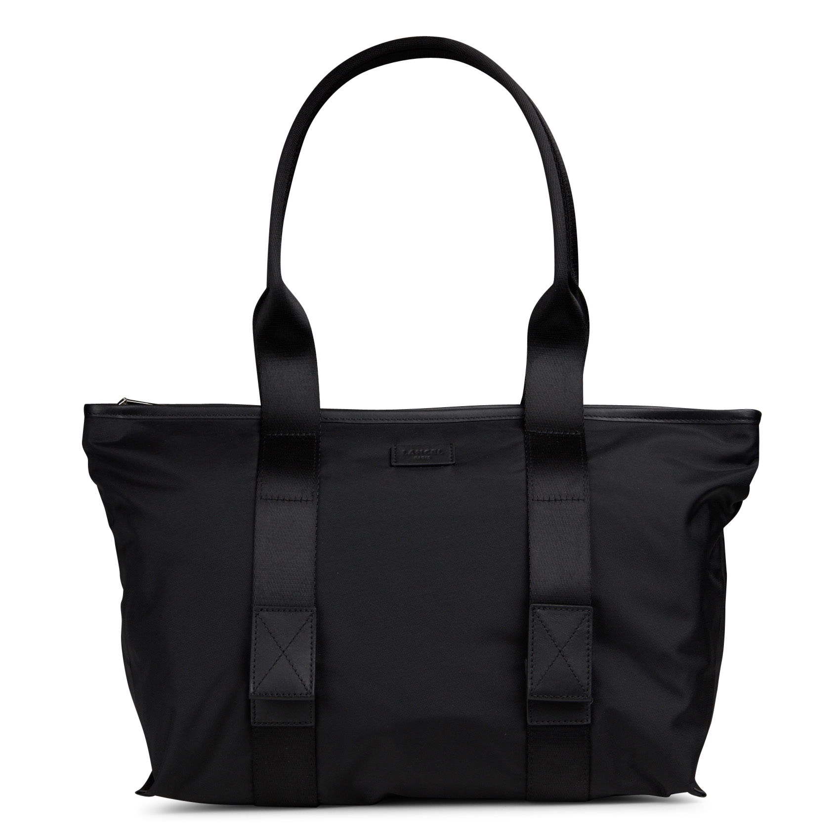 Sac zippé porté épaule uni LANCEL