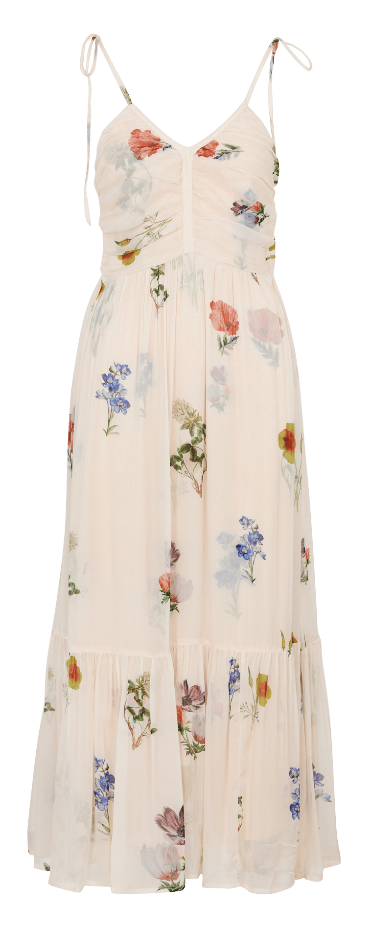 Robe longue imprimée BERENICE Multicolore