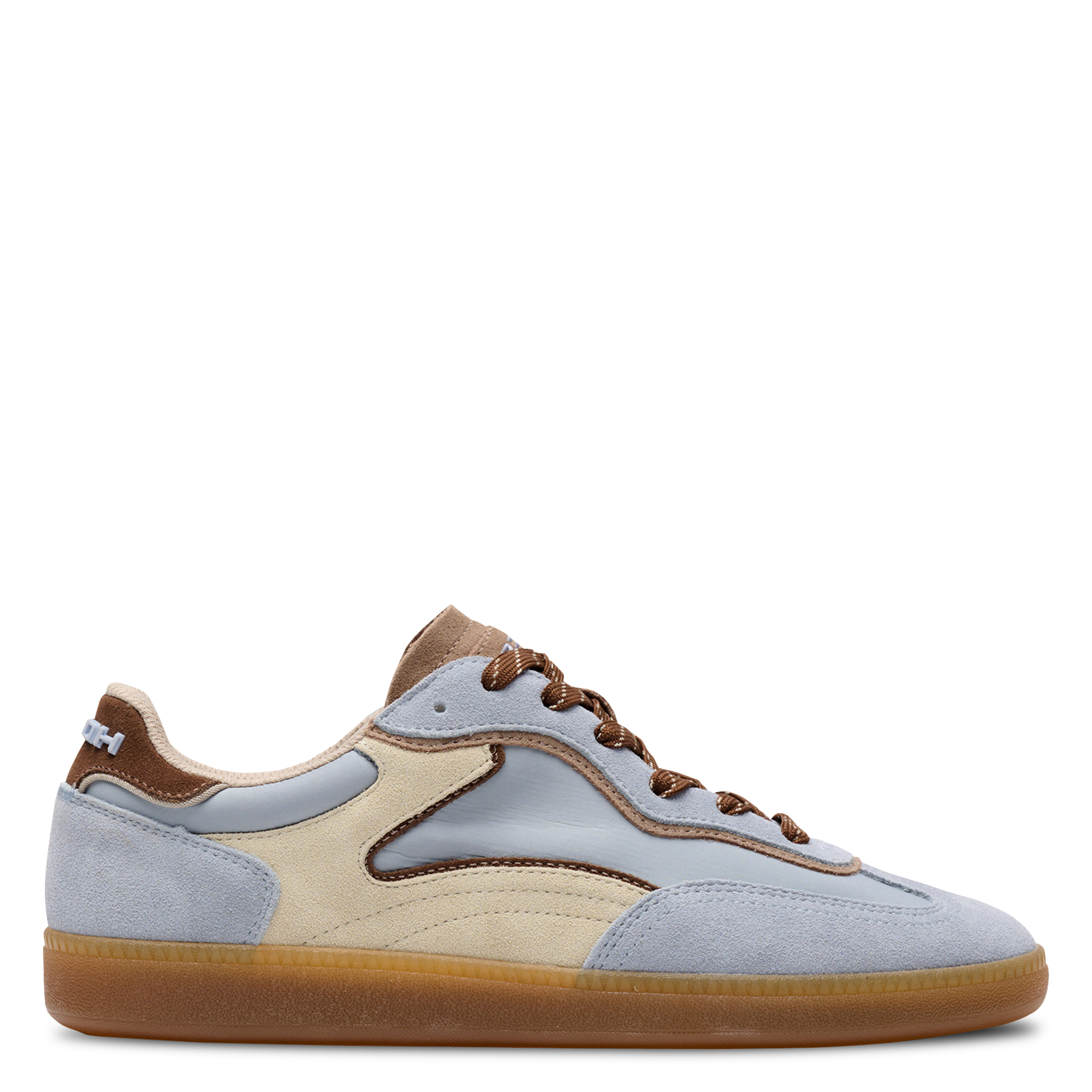 Niedrige Sneaker aus Leder-Mix HOFF Blau