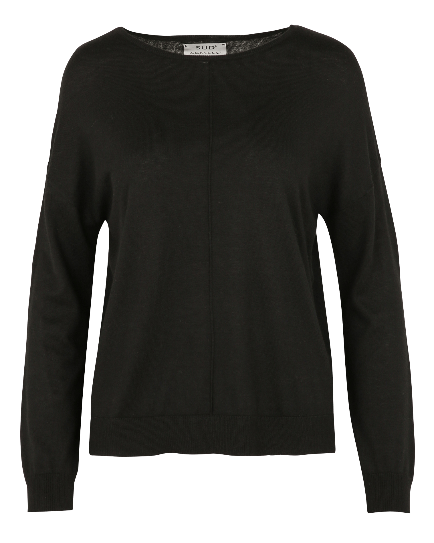 Pull col bateau manches longues uni SUD EXPRESS