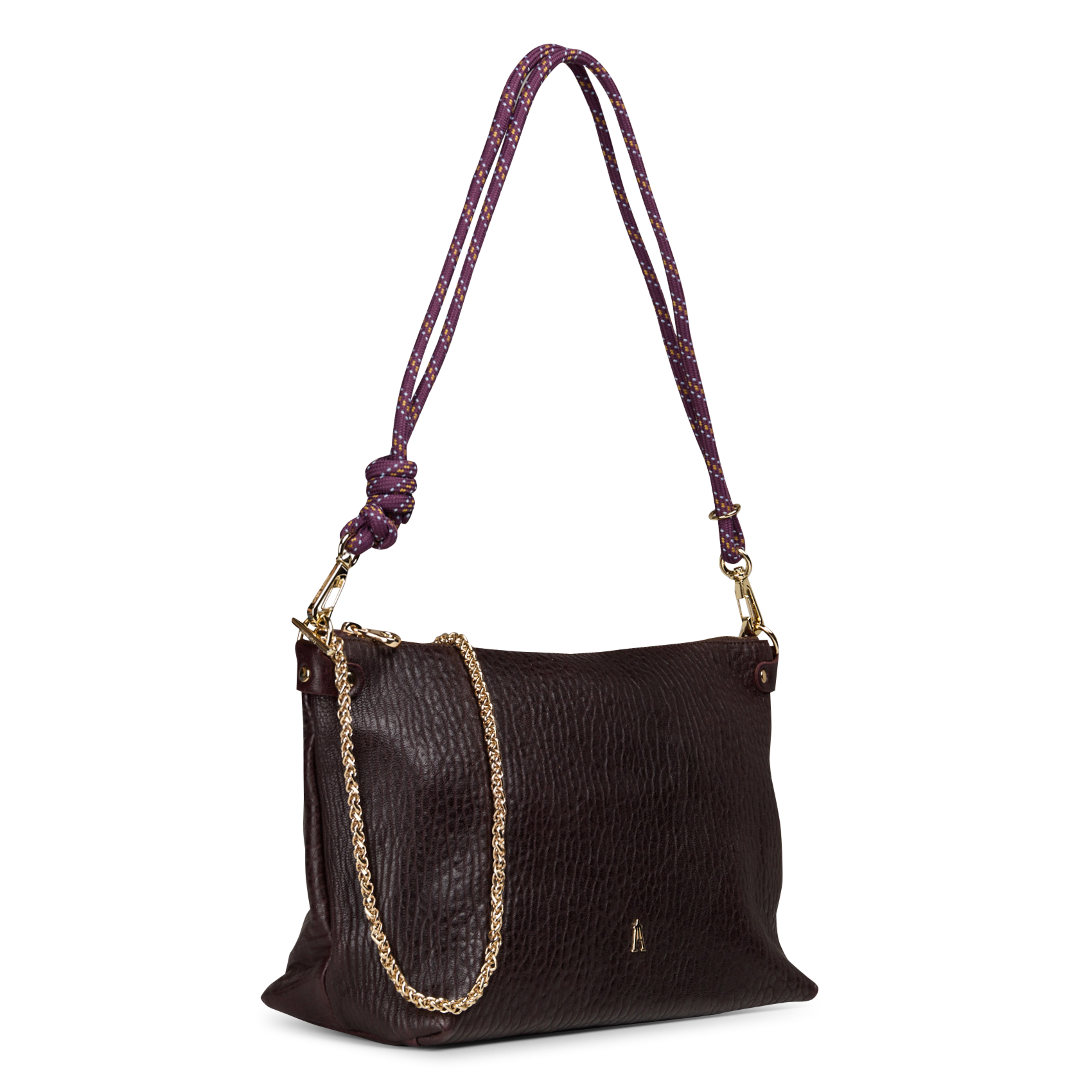 Lamsleren schoudertas | Zwart CRAIE STUDIO Dames