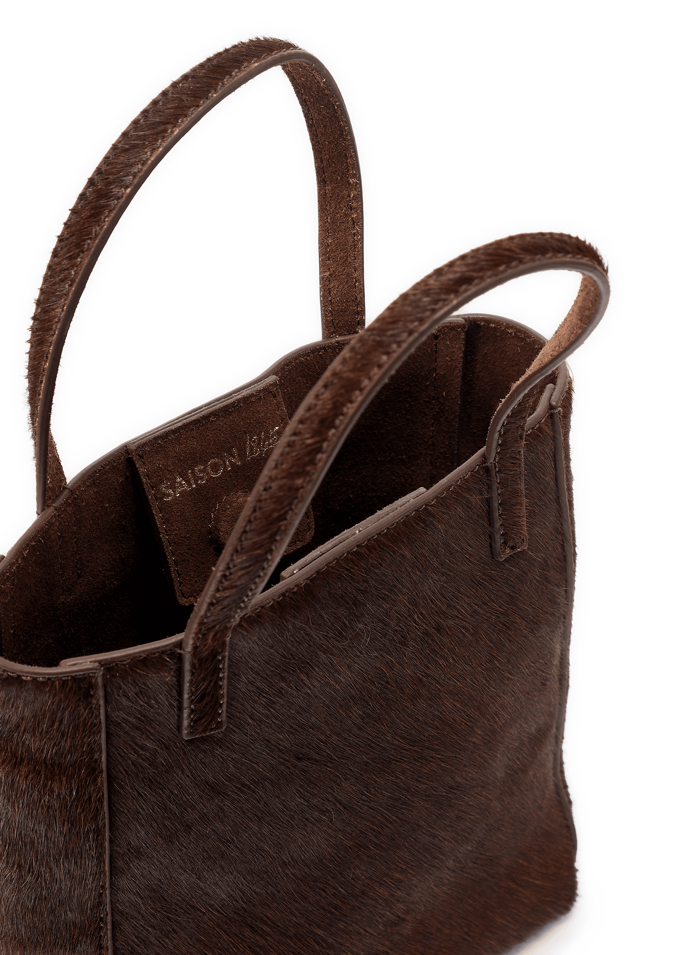 Gaetan leather handbag SAISON 1865 Brown