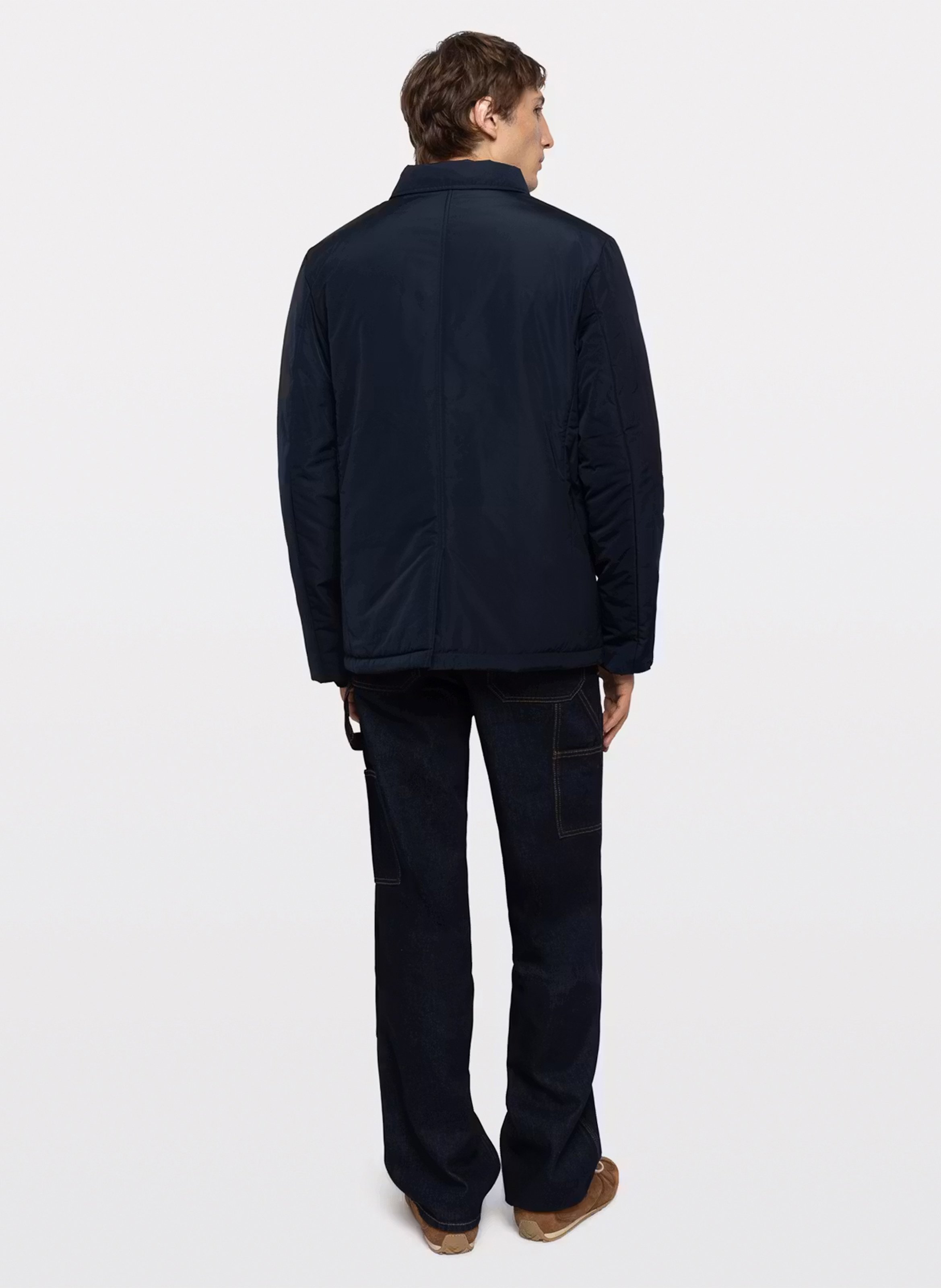 Solid Buttoned Straight Jacket ZADIG&VOLTAIRE Blue