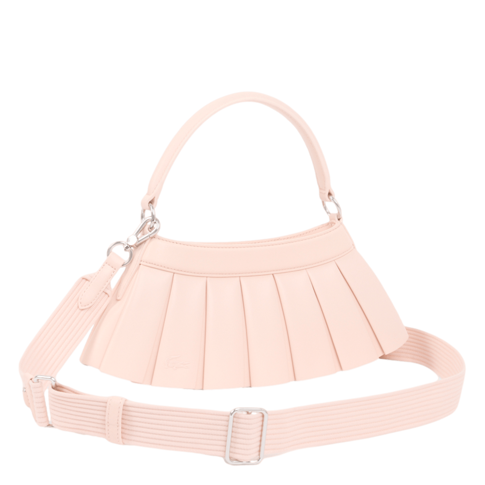Handtasche H Lenglen aus Leder LACOSTE Rosa