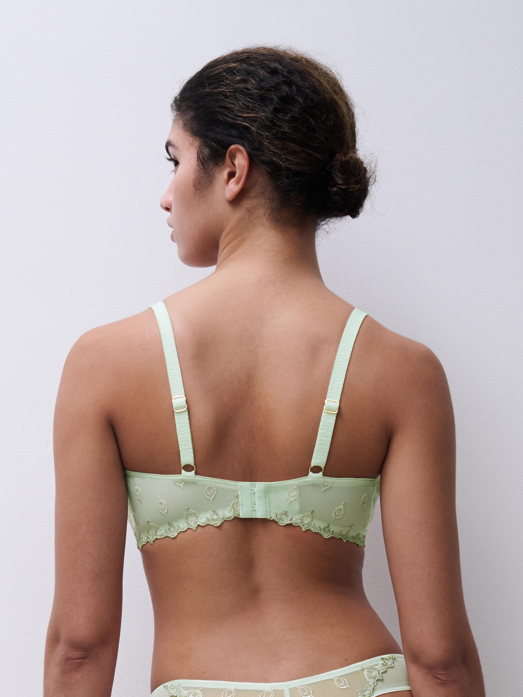 Soutien-gorge corbeille broderie italienne CHANTELLE Vert
