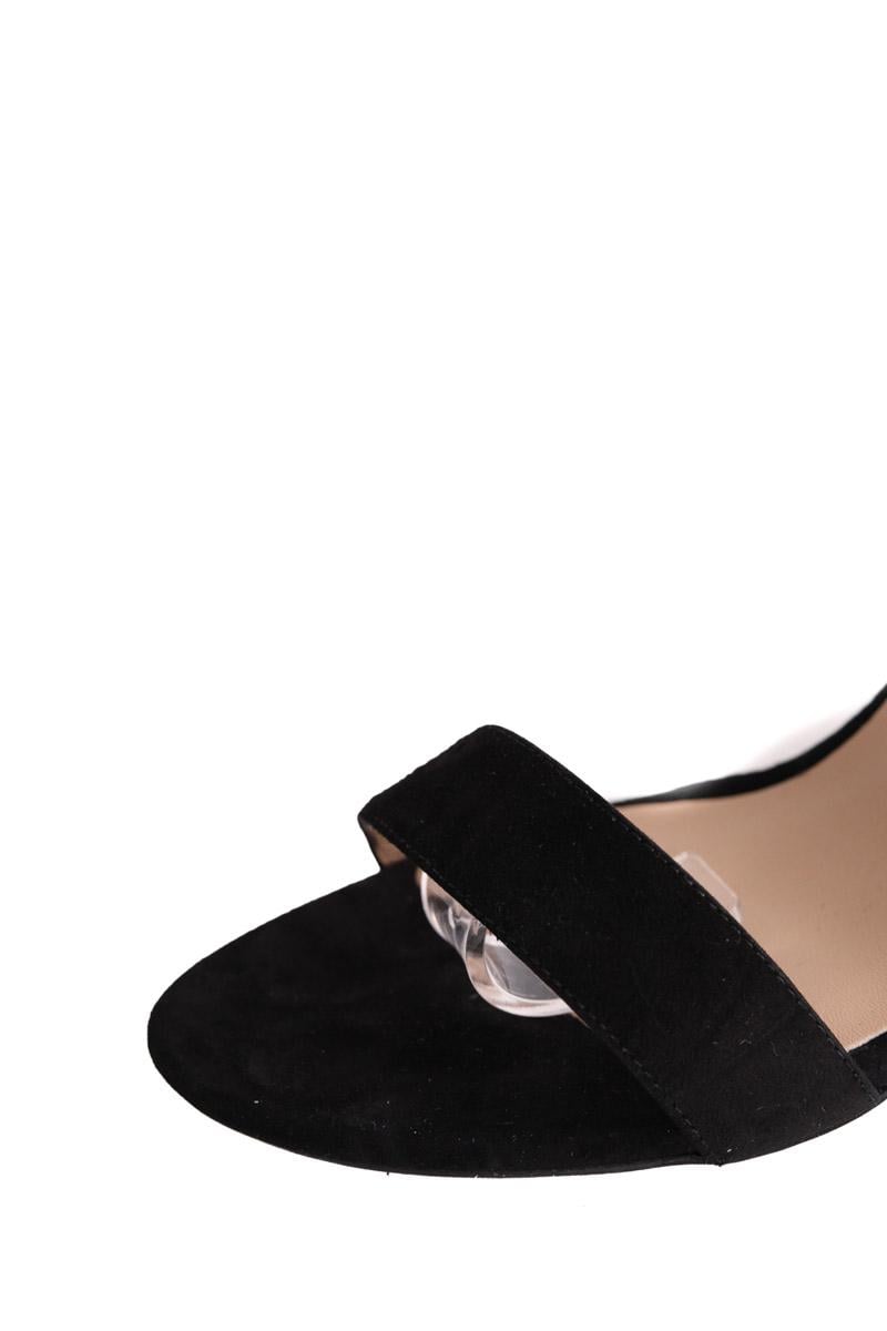 Faux leather sandals LK BENNETT - Seconde Main Black