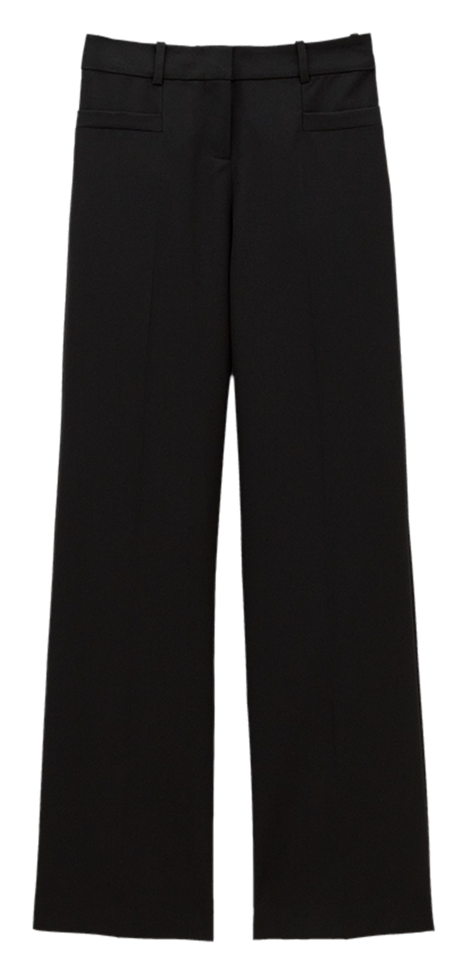 Straight tailored trousers in plain color BA&SH Black