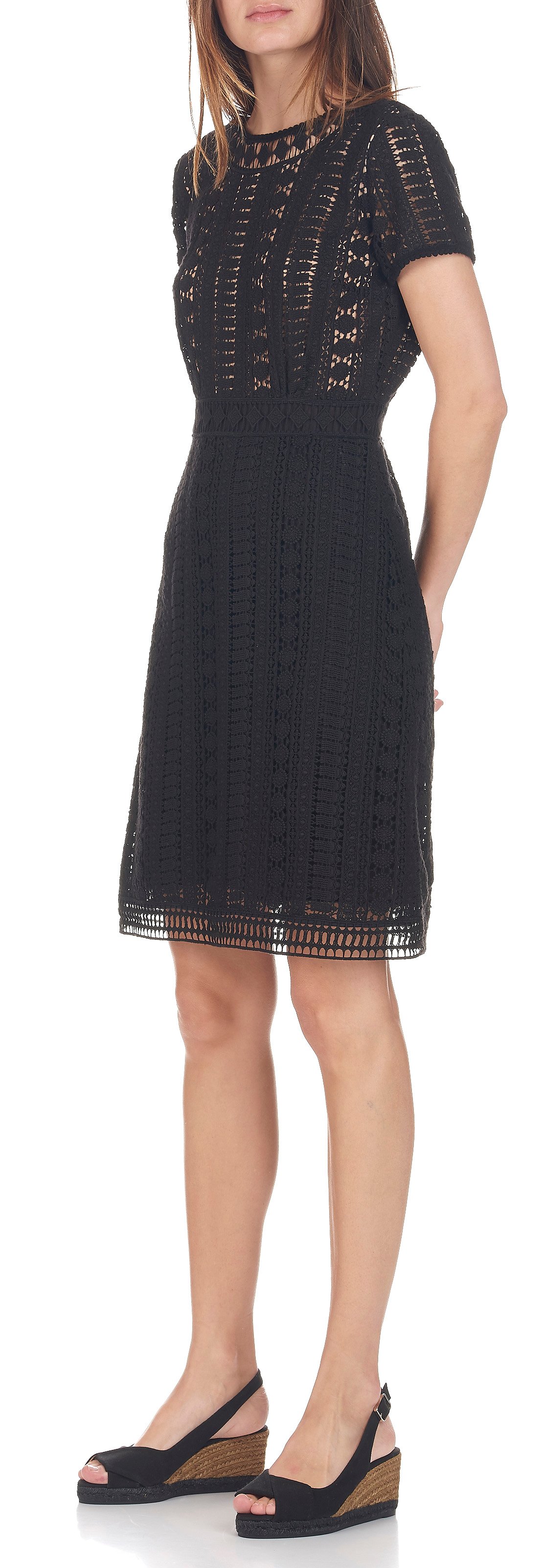 Brianda wedge canvas espadrilles with crossover straps  CASTANER Golden