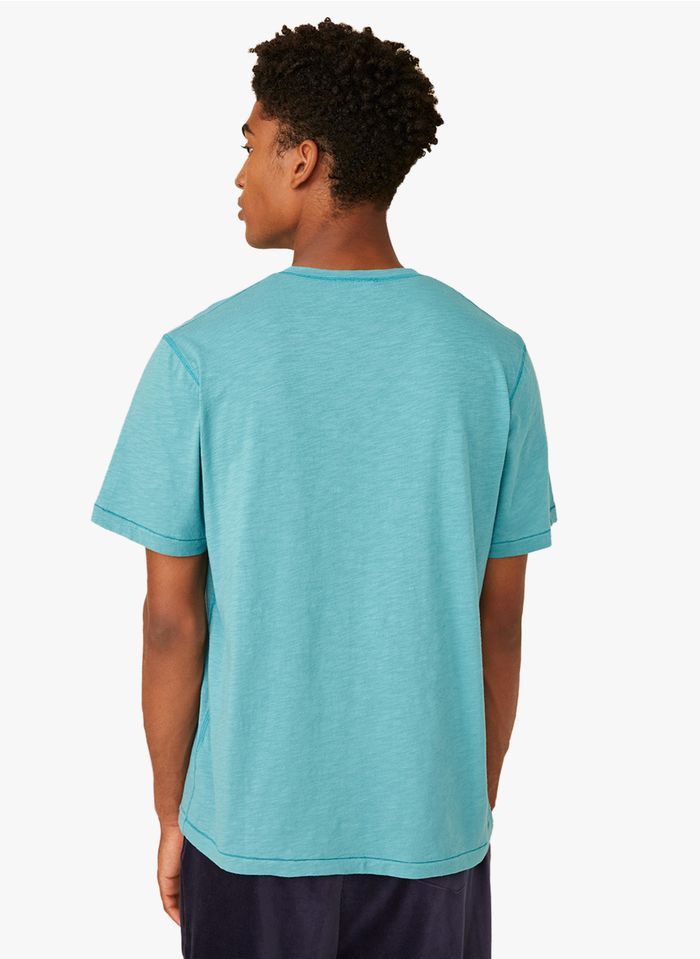 Camiseta De Algodón Con Cuello Tunecino Harris Wilson - Hombre | Place des Tendances