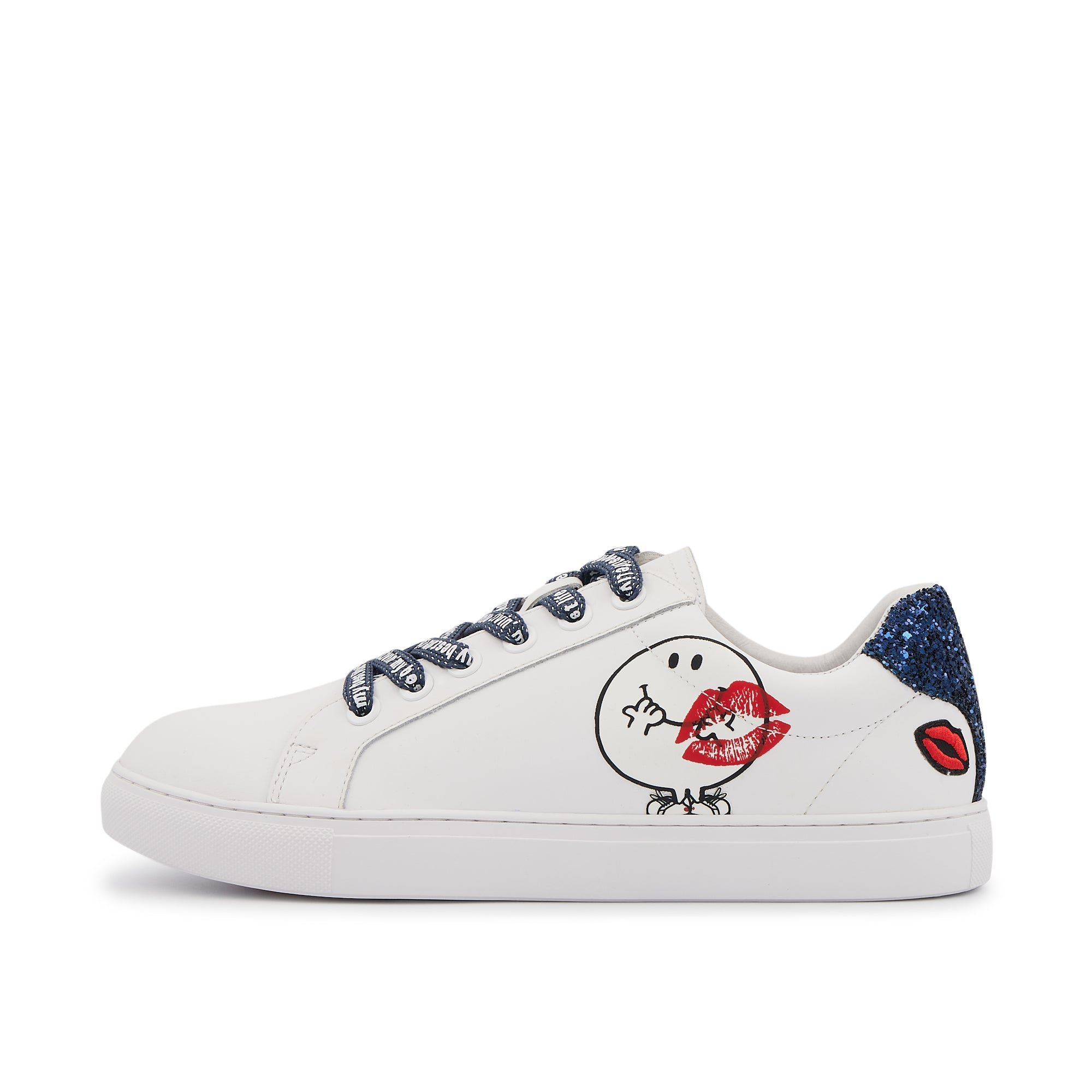 Leather sneakers BONS BAISERS PARIS White