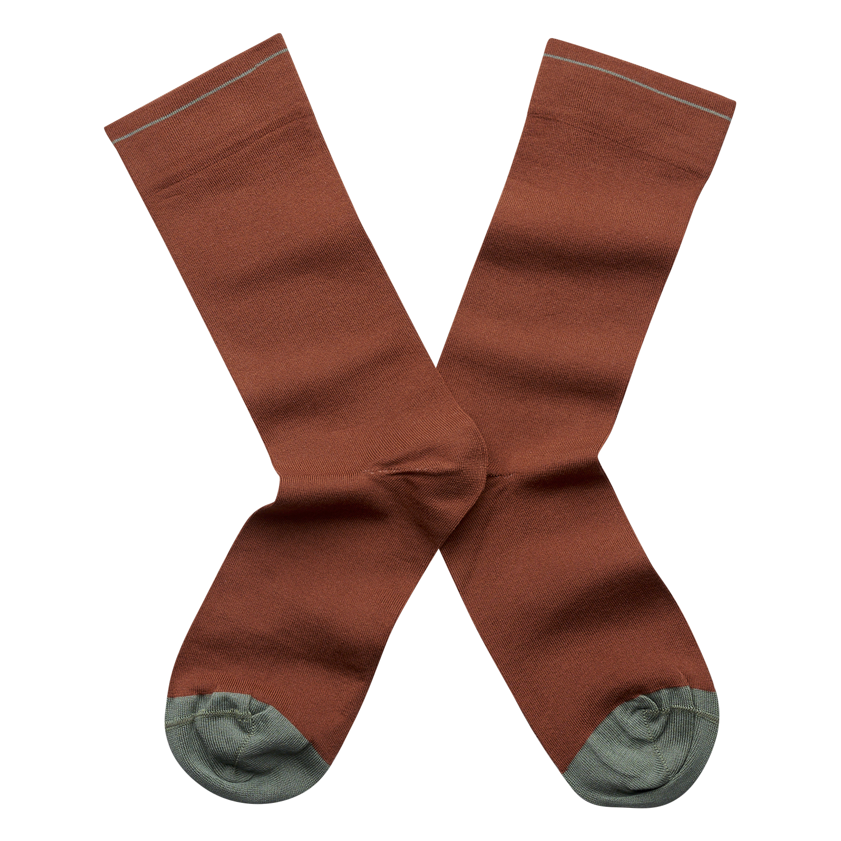 Chaussettes en coton mélangé BONNE MAISON Marron
