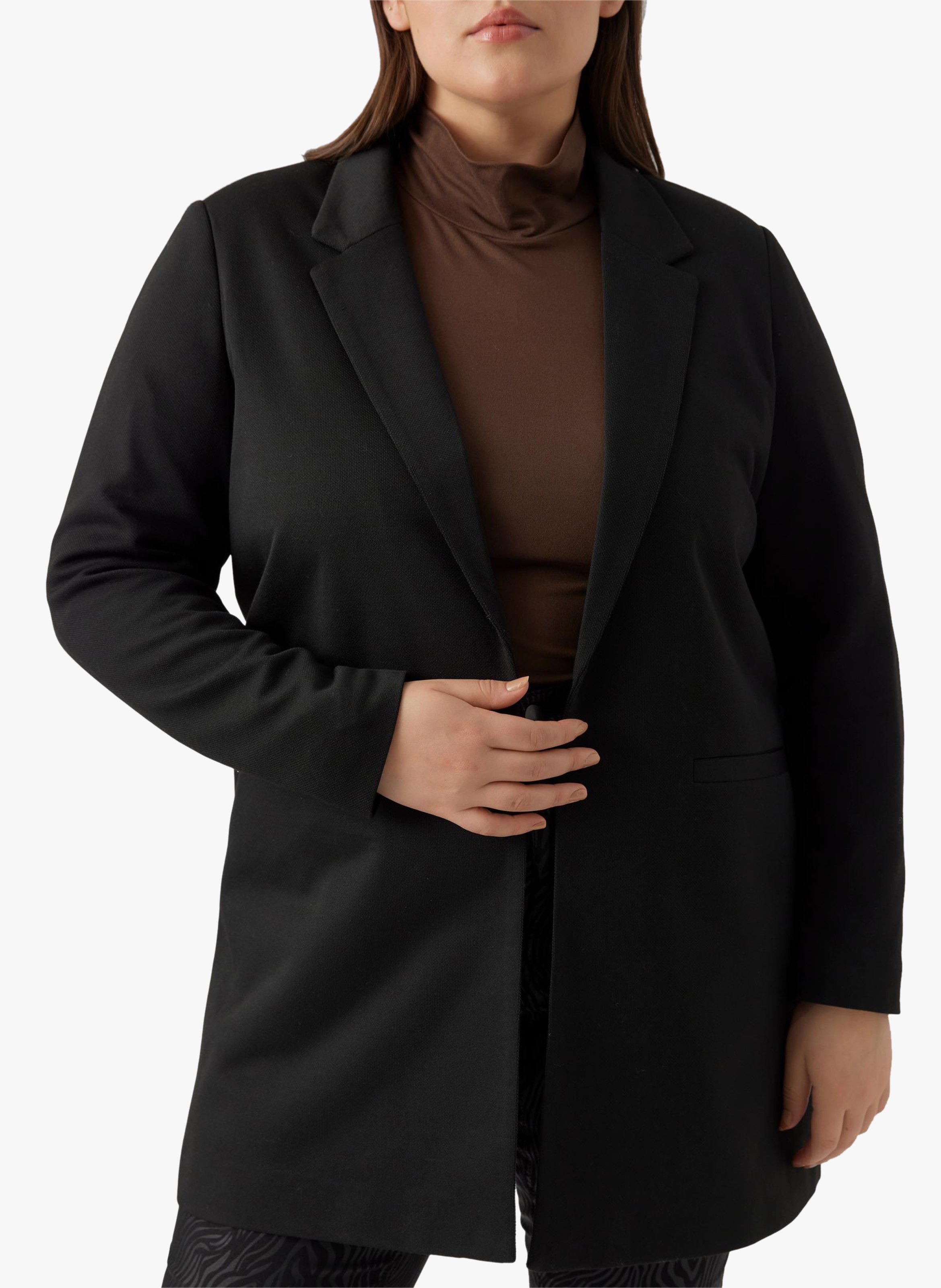 Blazer col tailleur  VERO MODA CURVE Noir