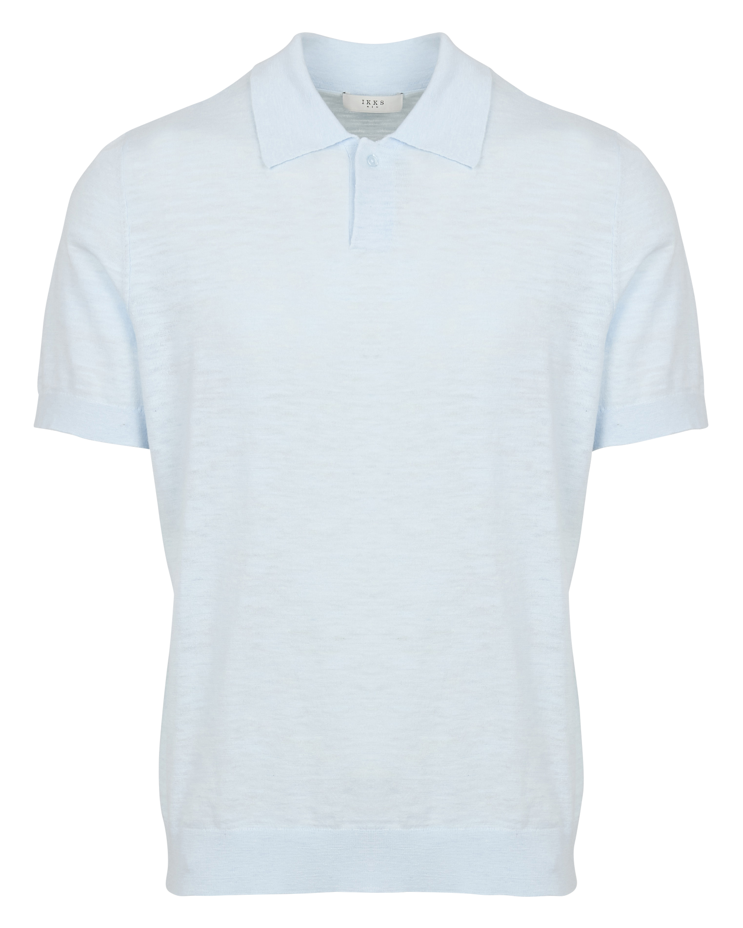 Polo manches courtes en coton mélangé IKKS Bleu