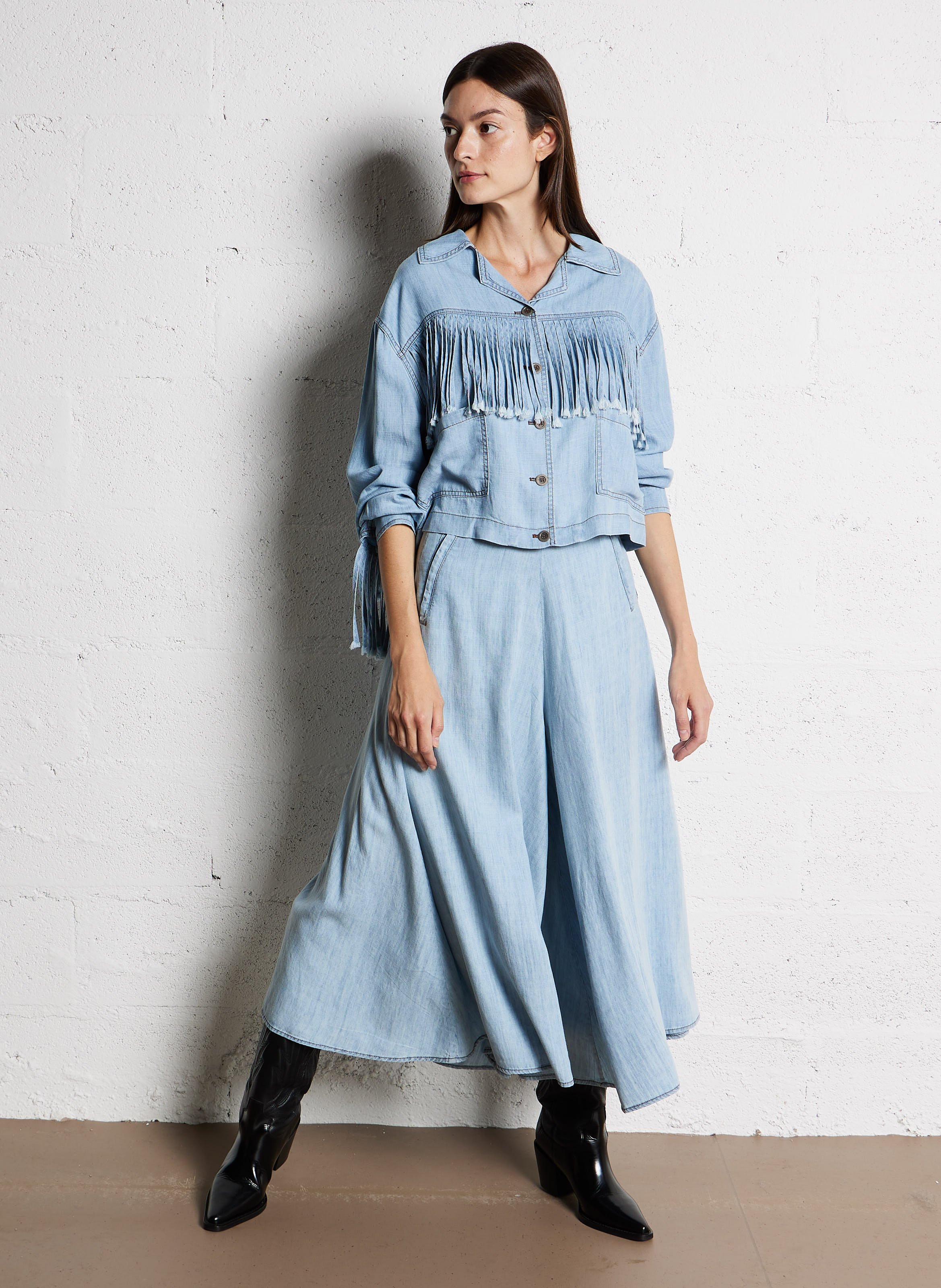 Culotte skirt MES DEMOISELLES Blue