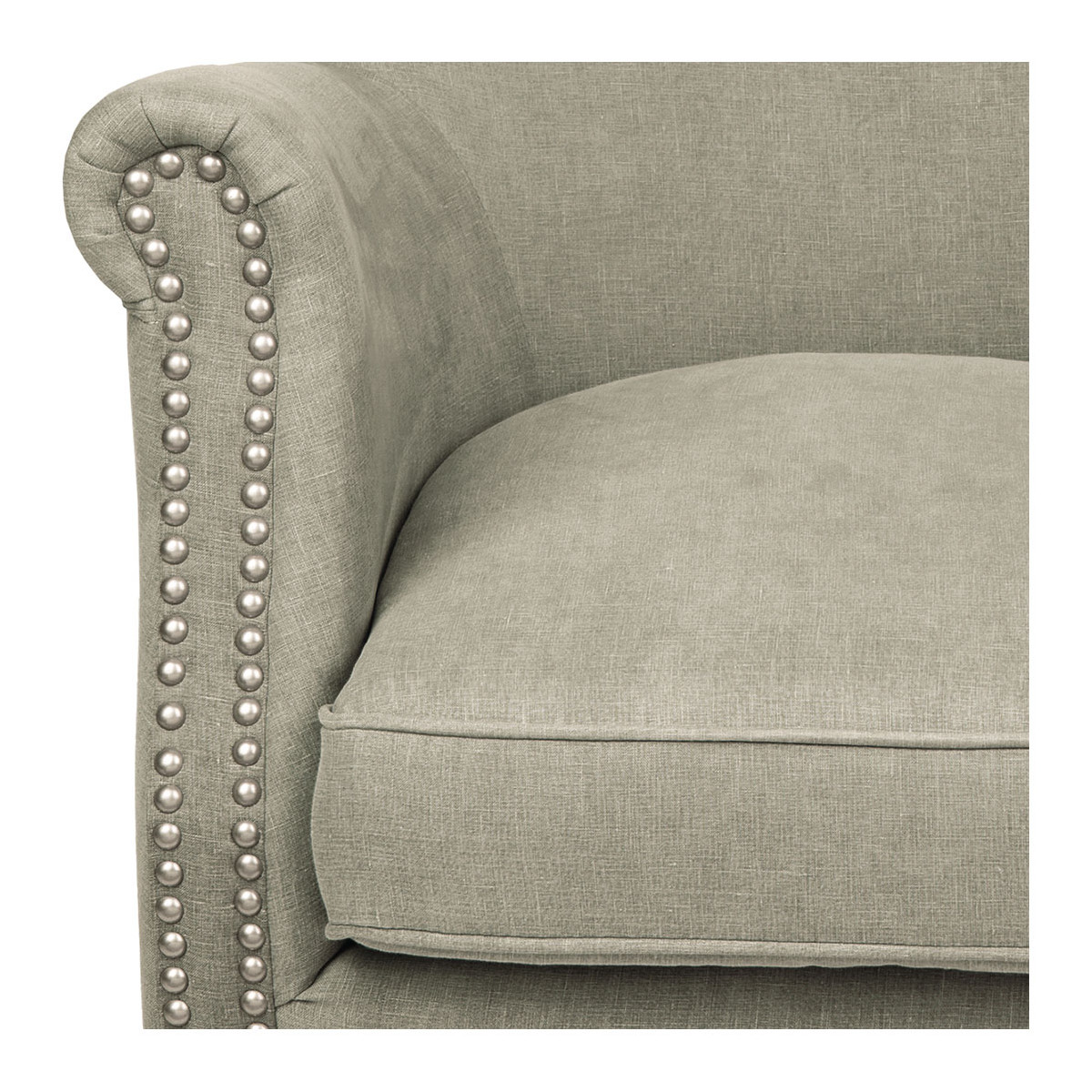 Beige velvet armchair BLANC D'IVOIRE Beige