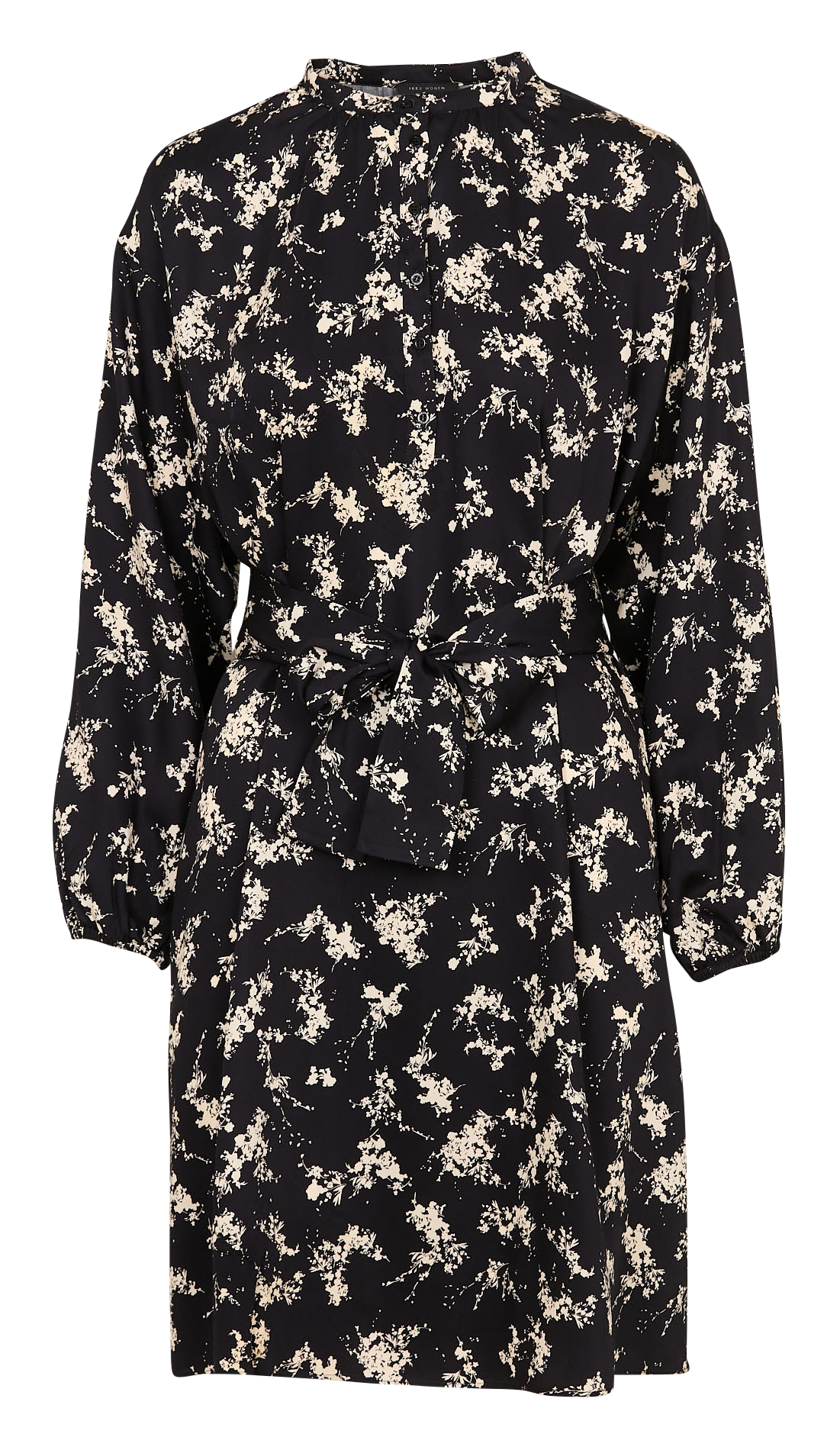 Fanny Juliette printed round-neck short dress IKKS Black