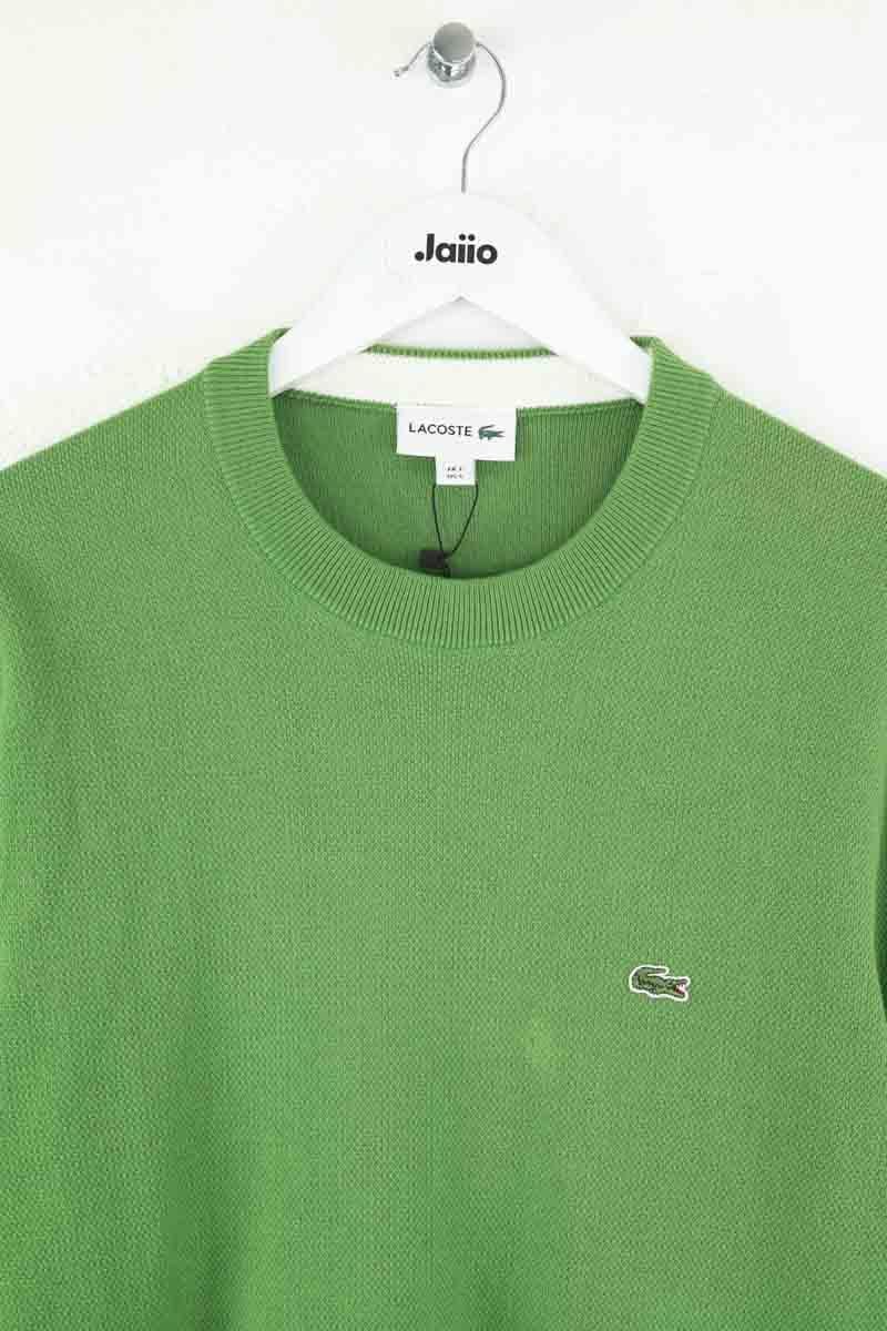 Cotton pullover LACOSTE - SECONDE MAIN Green