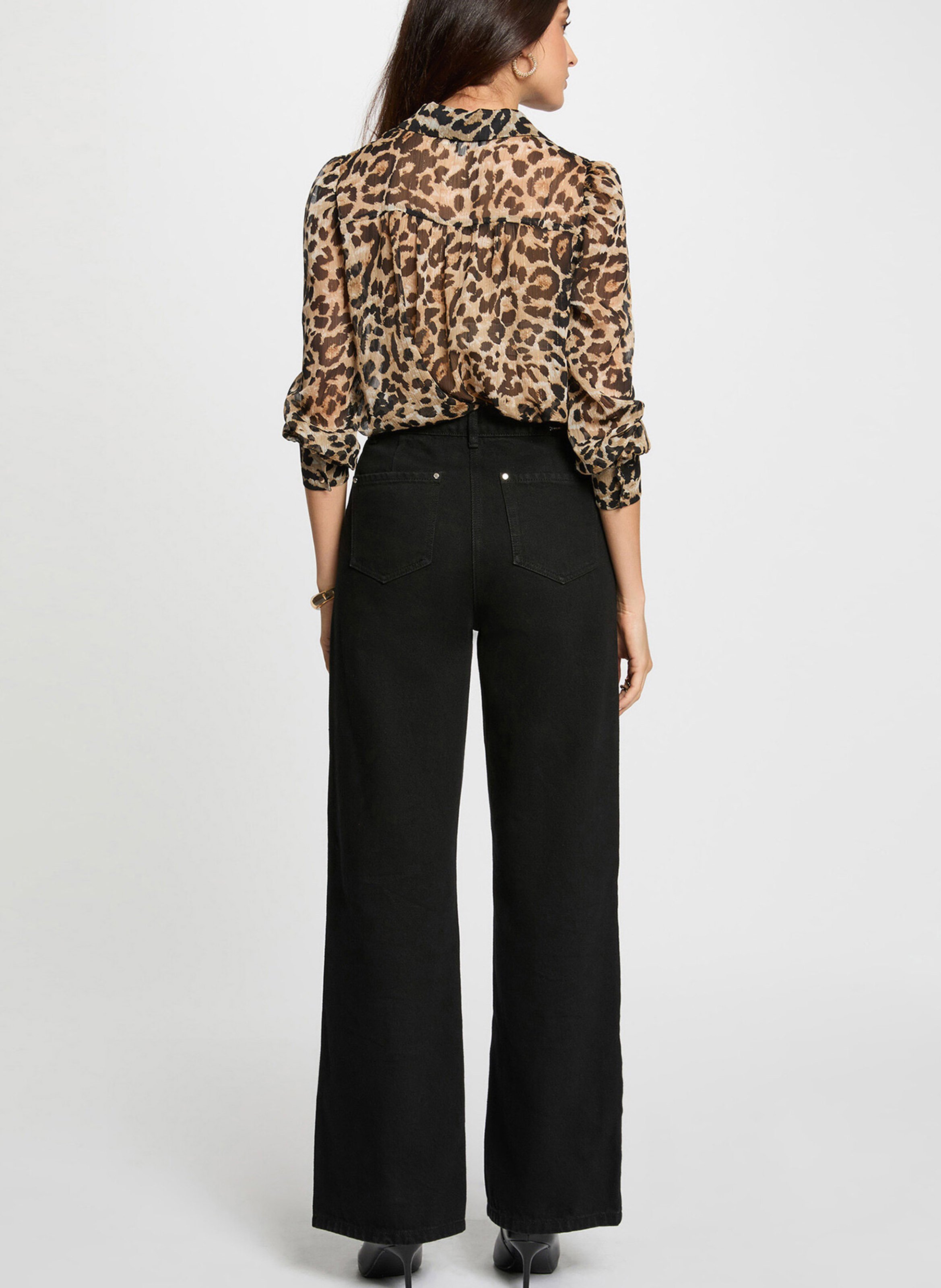 Printed straight shirt MORGAN Multicolored