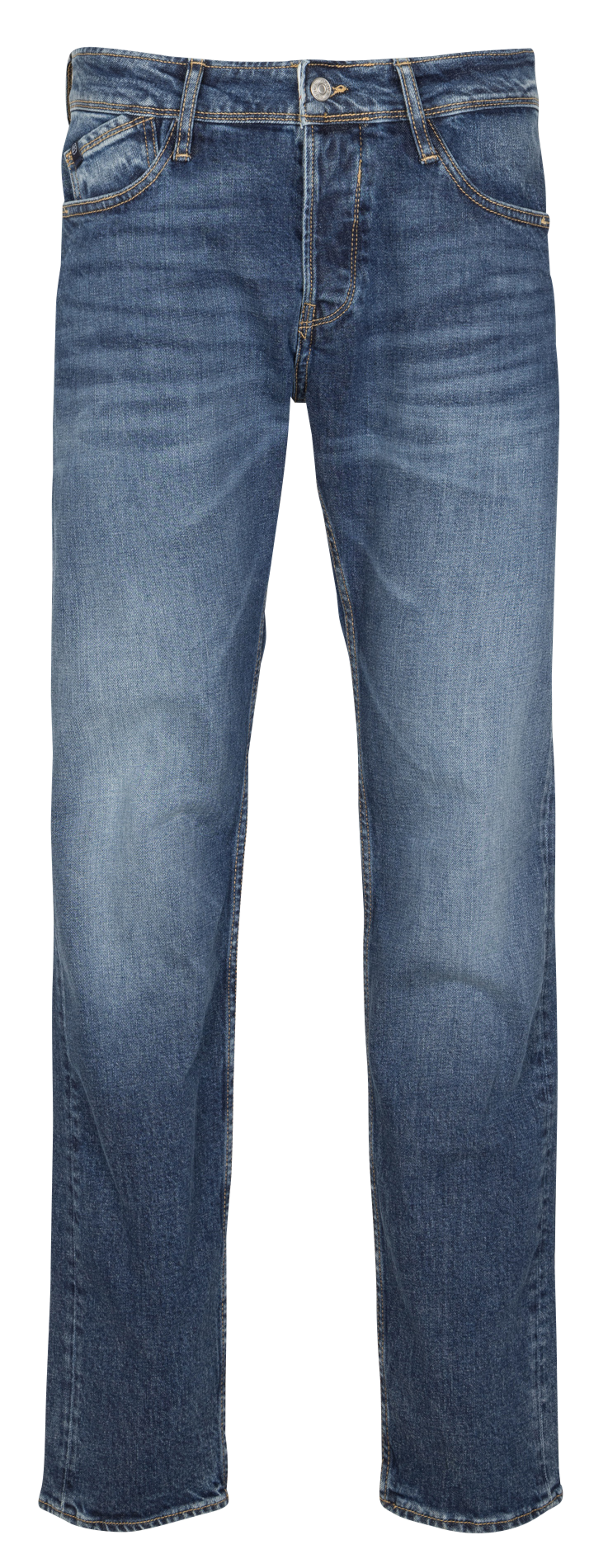 Fitted cotton blend jeans LE TEMPS DES CERISES Blue