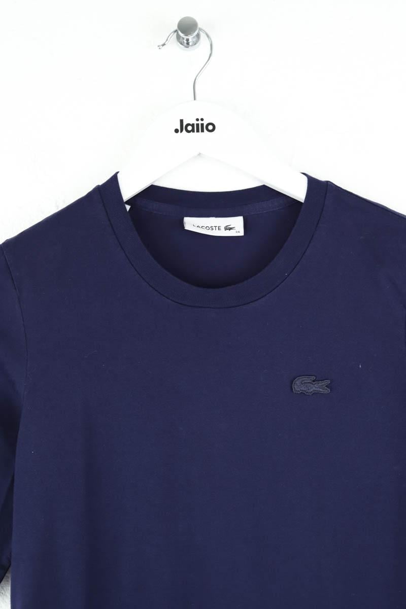 Cotton T-shirt LACOSTE - SECONDE MAIN Blue