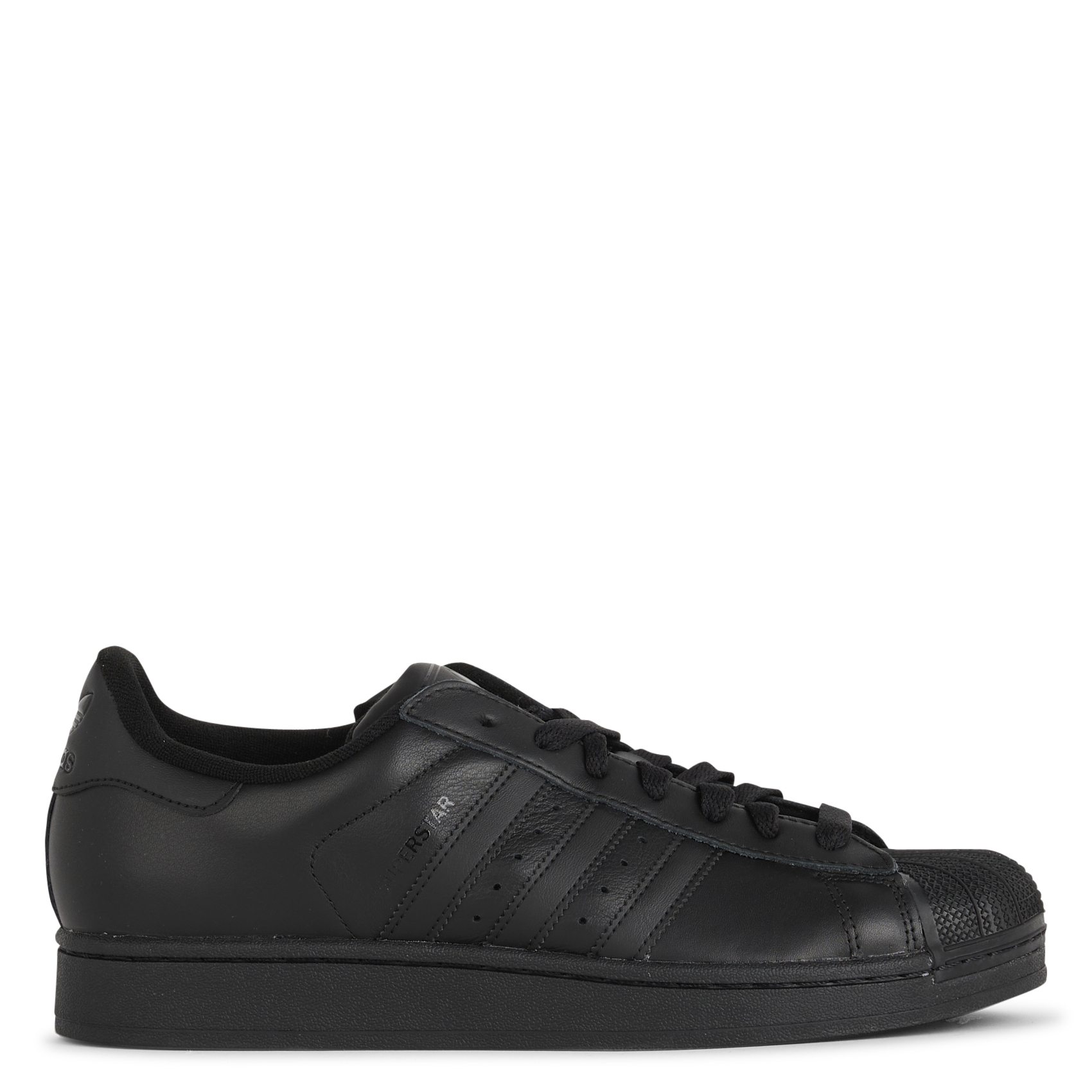 Baskets basses en cuir ADIDAS Noir