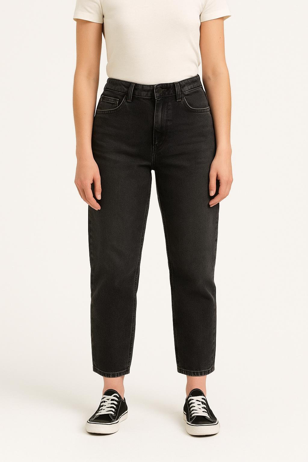 Cropped slim jeans with studs COMPTOIR DES COTONNIERS - Seconde main Grey