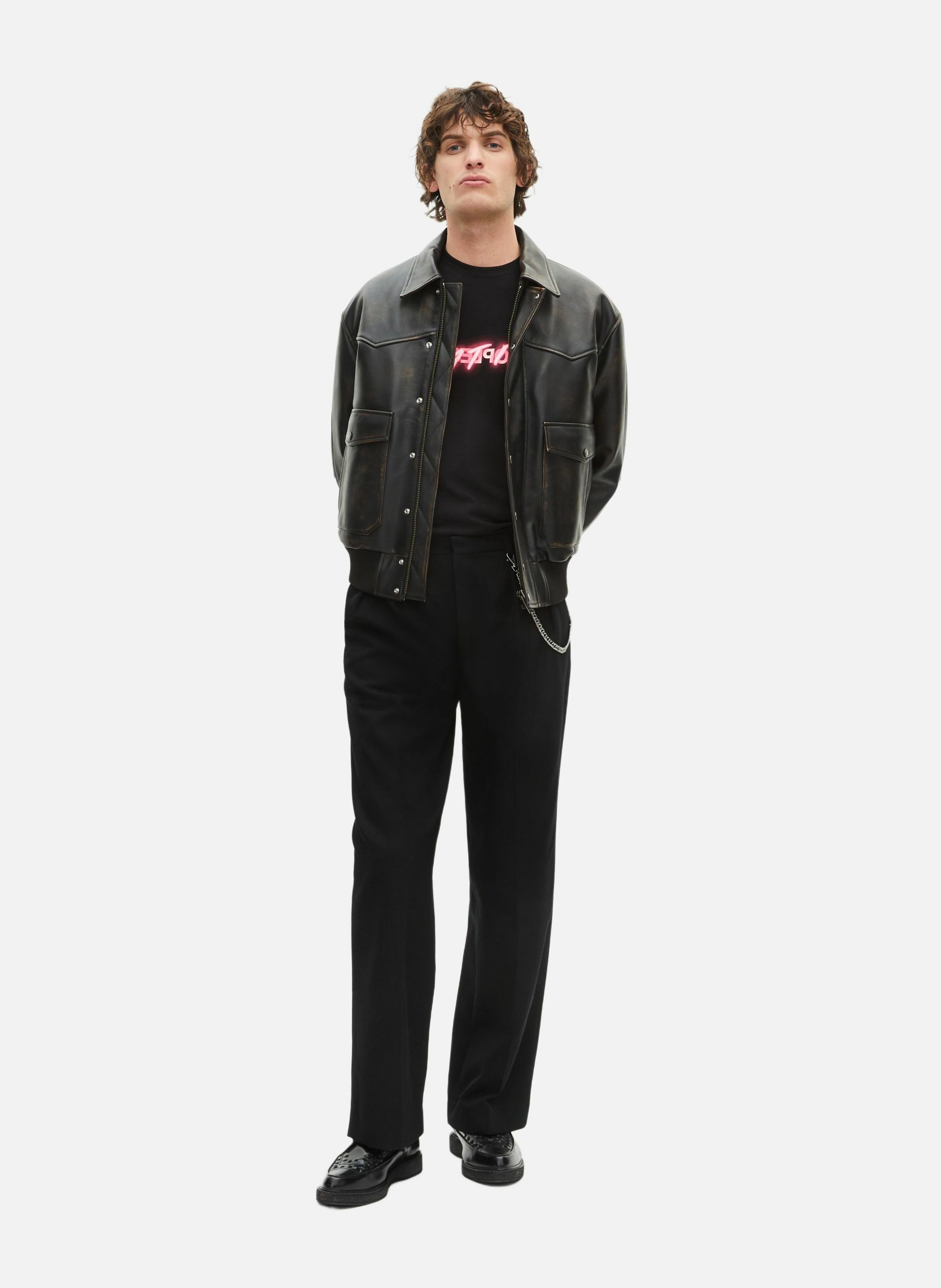 Wide trousers THE KOOPLES Black